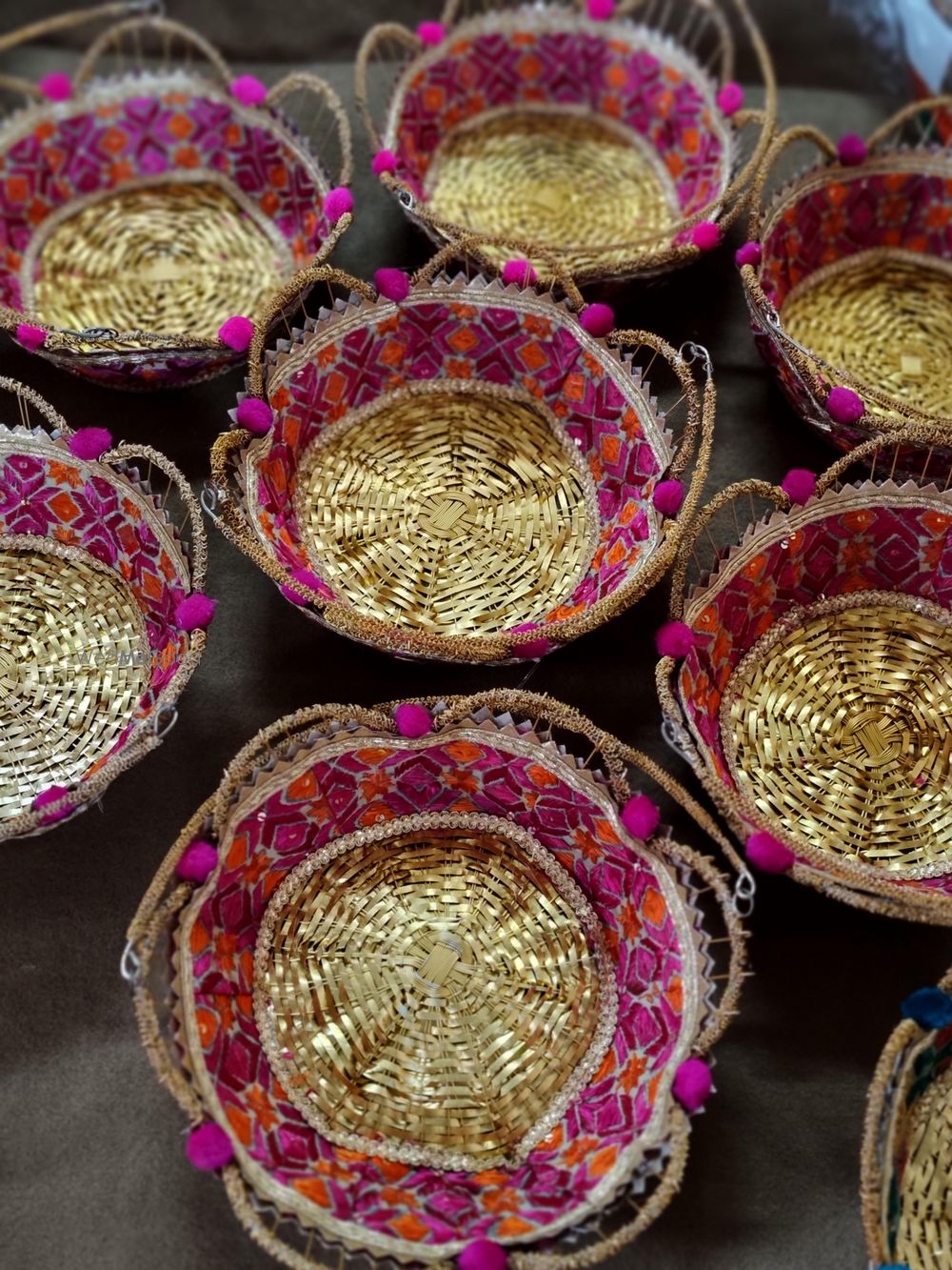 Photo From Real wedding Phulkari baskets - By Asees