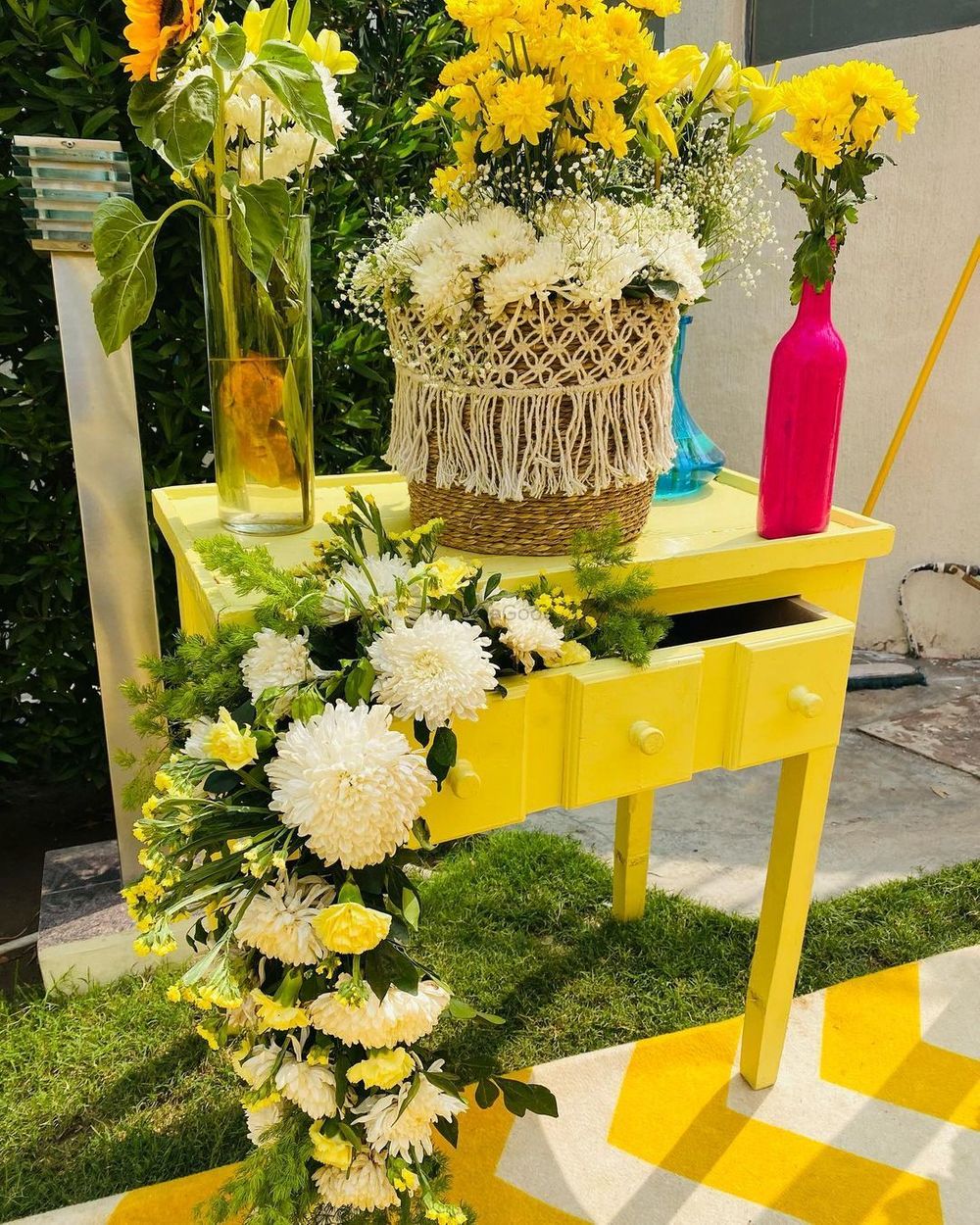 Photo From YELLOW HALDI with blue and pink accents - By GFX Events