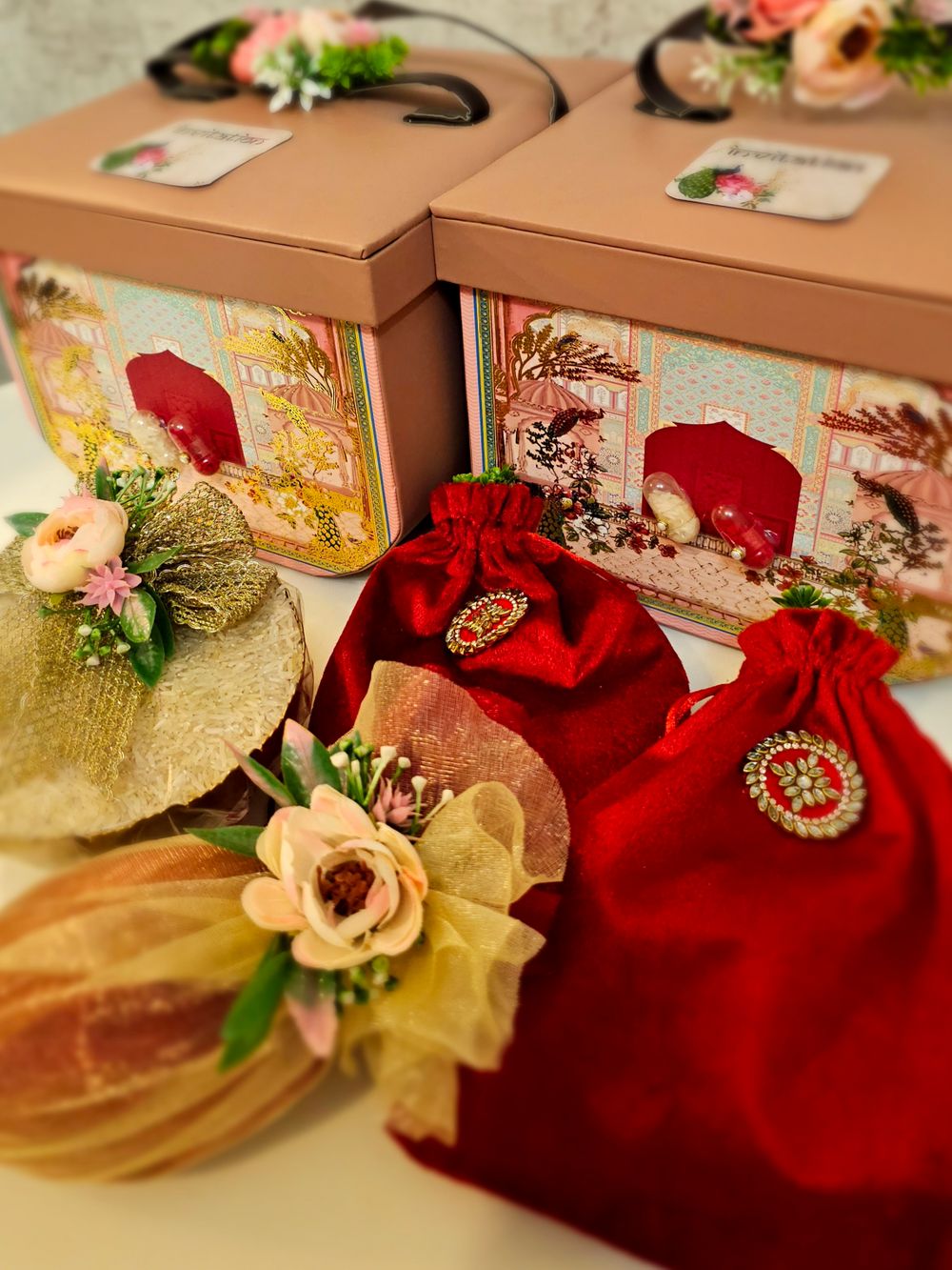 Photo From BRIDAL TROUSSEAU- RING PLATTERS - HALDI - MEHENDI - By Blessings by Trupti