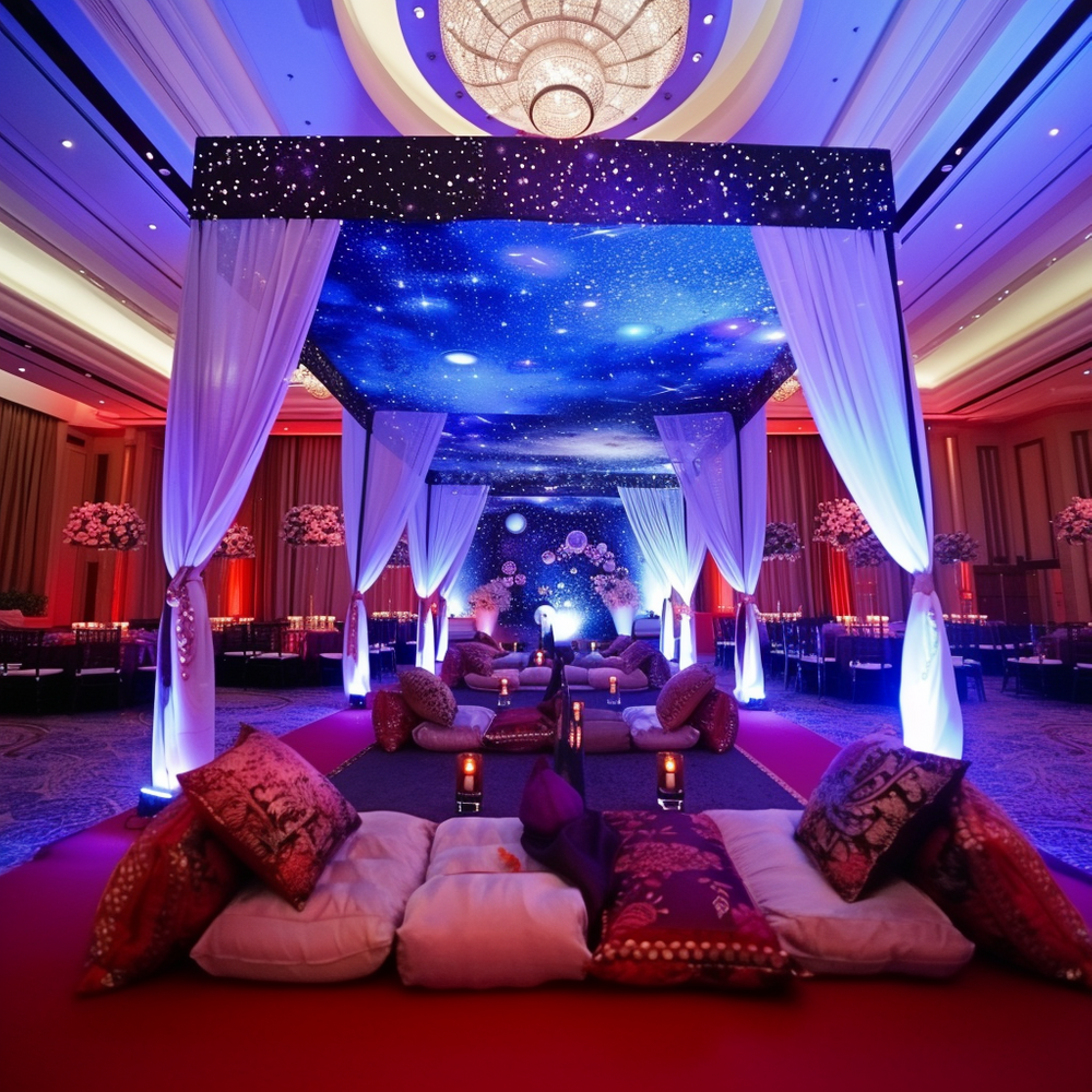 Photo From Cosmic Dreams: Galaxy Sangeet Delight - By White Pearl Weddings