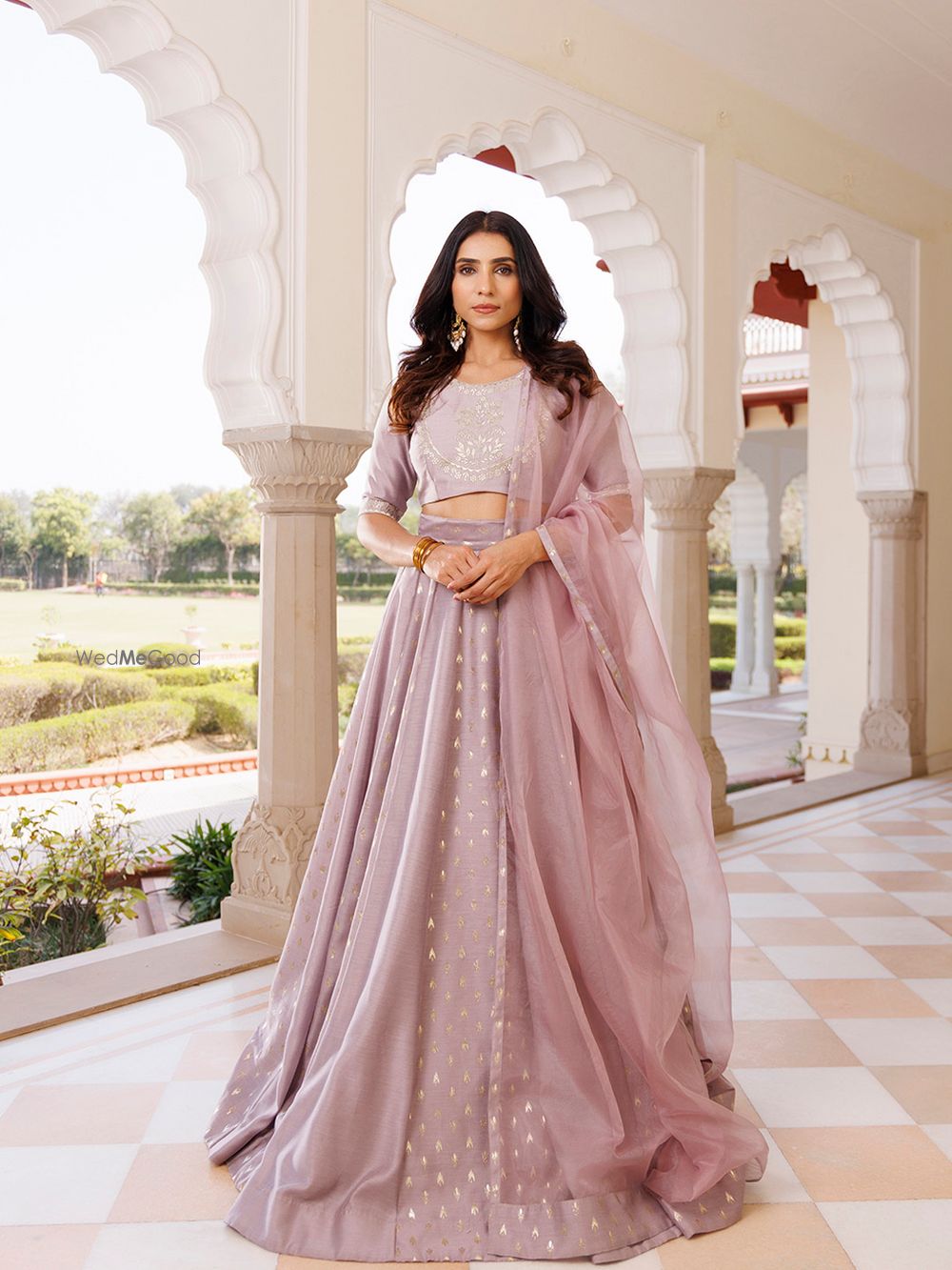 Photo From Deauville Mauve Purple Chanderi Lehenga set - By Ragavi - Raj Ethnic Apparels