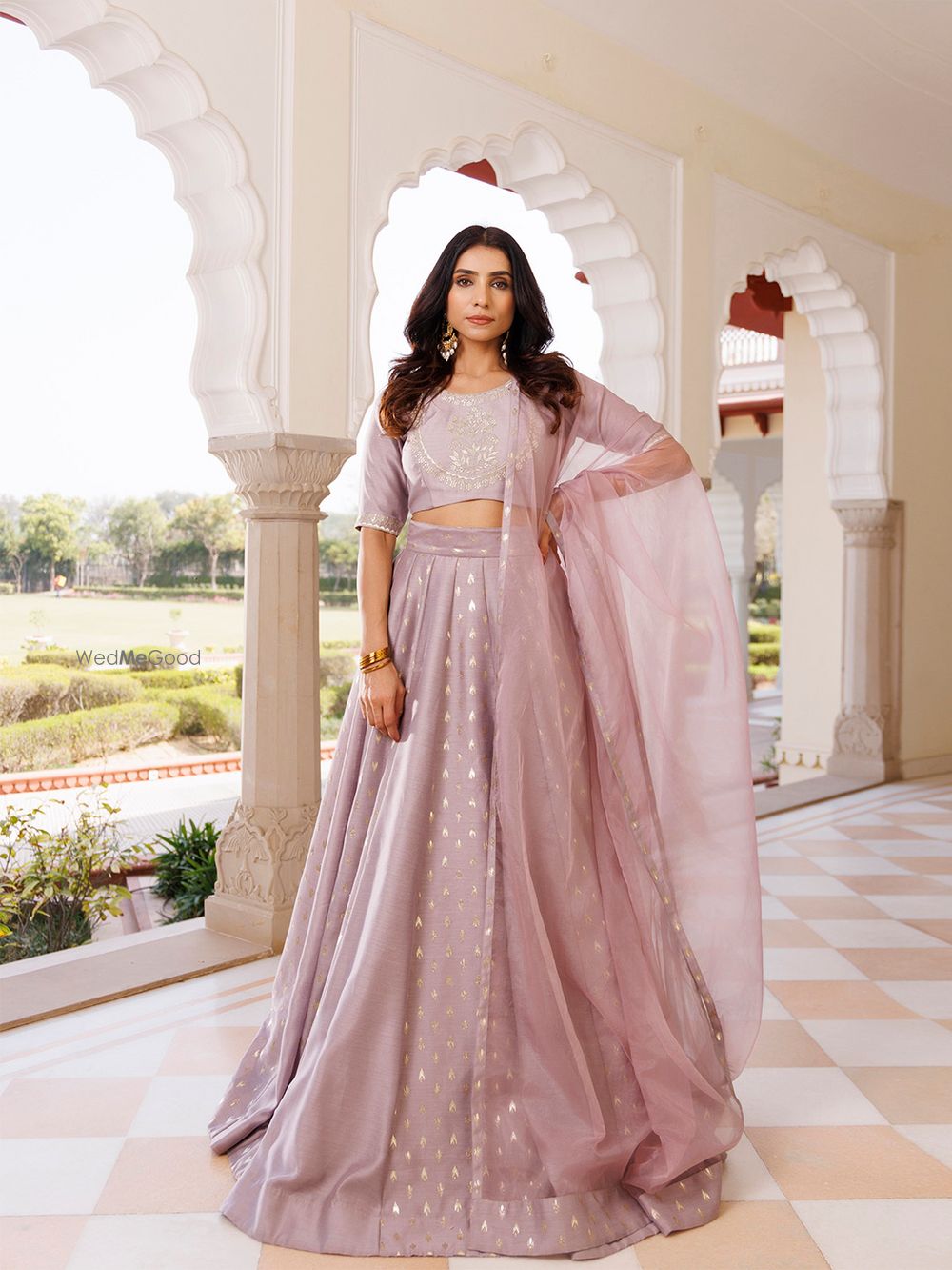 Photo From Deauville Mauve Purple Chanderi Lehenga set - By Ragavi - Raj Ethnic Apparels