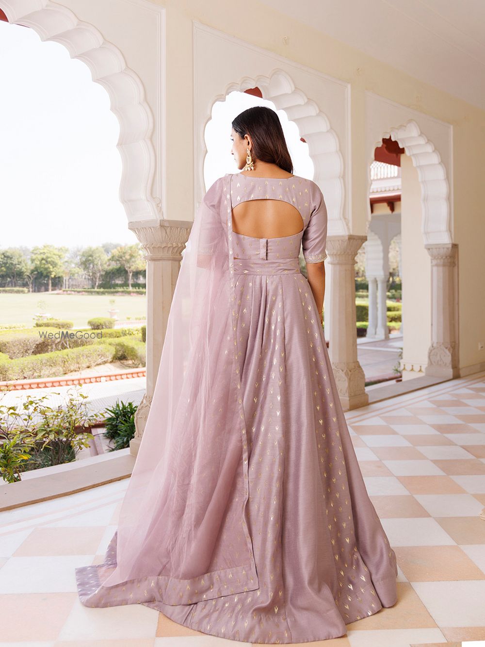 Photo From Deauville Mauve Purple Chanderi Lehenga set - By Ragavi - Raj Ethnic Apparels