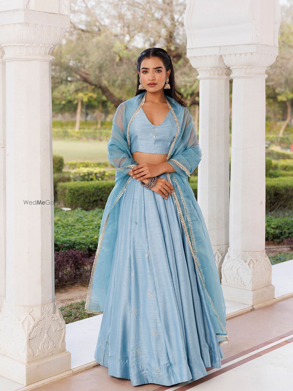 Photo From Coastal Blue Lehenga Set - By Ragavi - Raj Ethnic Apparels