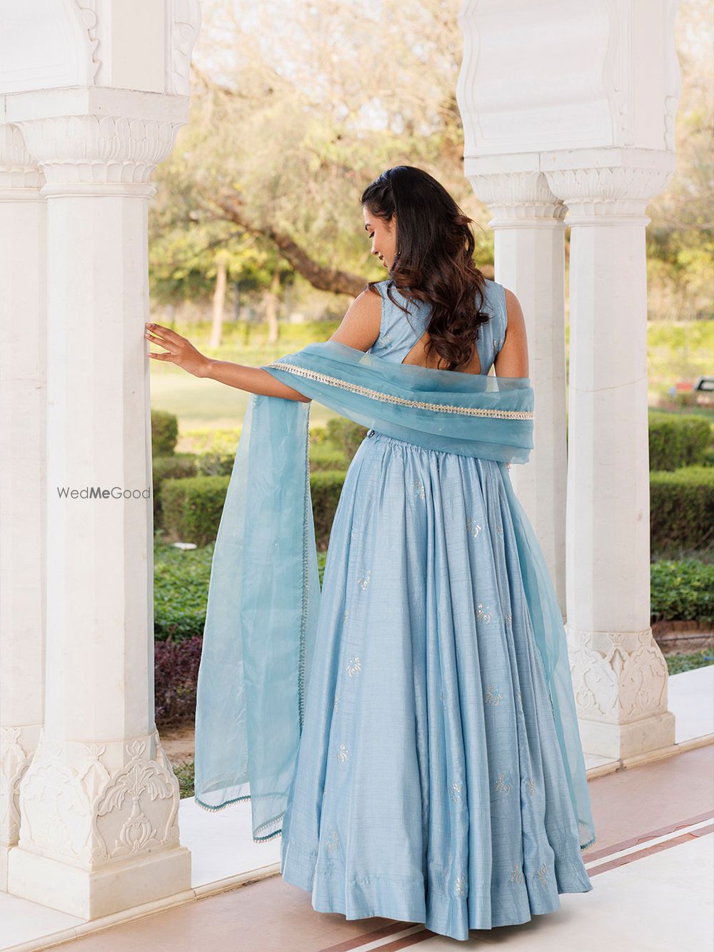 Photo From Coastal Blue Lehenga Set - By Ragavi - Raj Ethnic Apparels