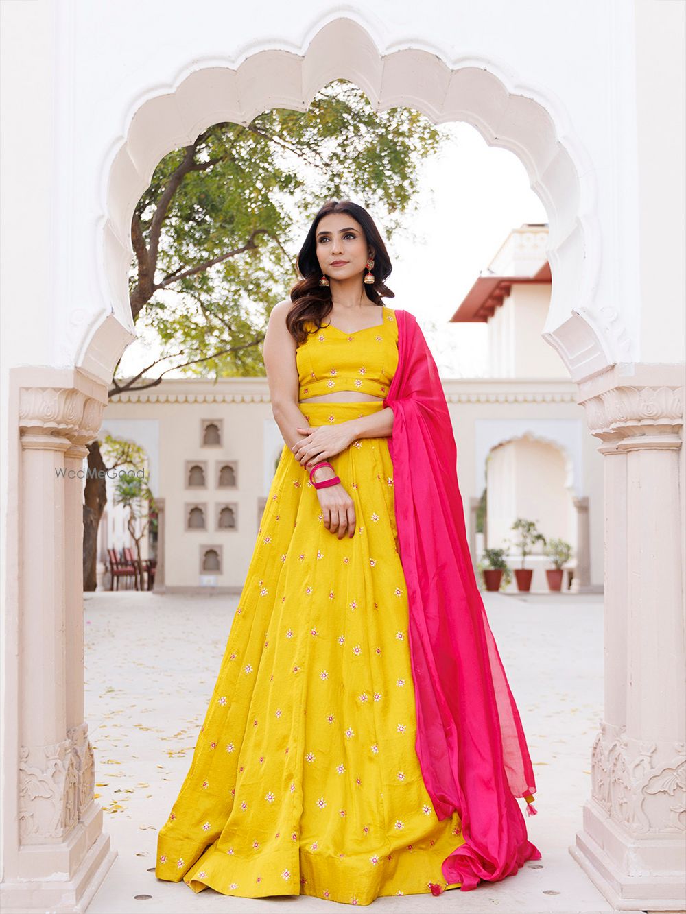 Photo From Nugget Gold Silk Lehenga Set - By Ragavi - Raj Ethnic Apparels