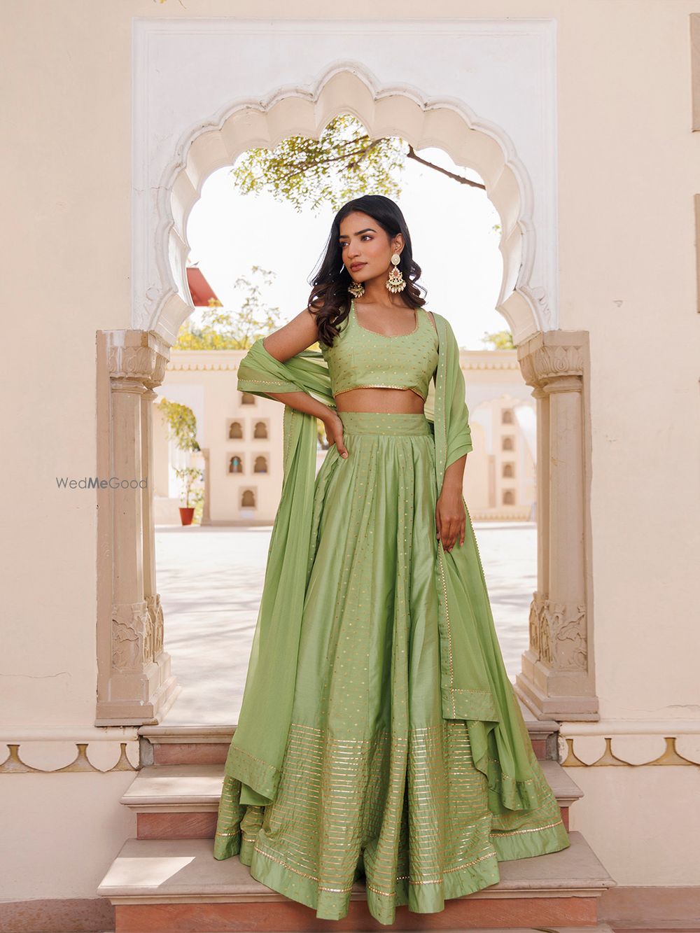 Photo From Arcadian Green Silk Lehenga Set - By Ragavi - Raj Ethnic Apparels