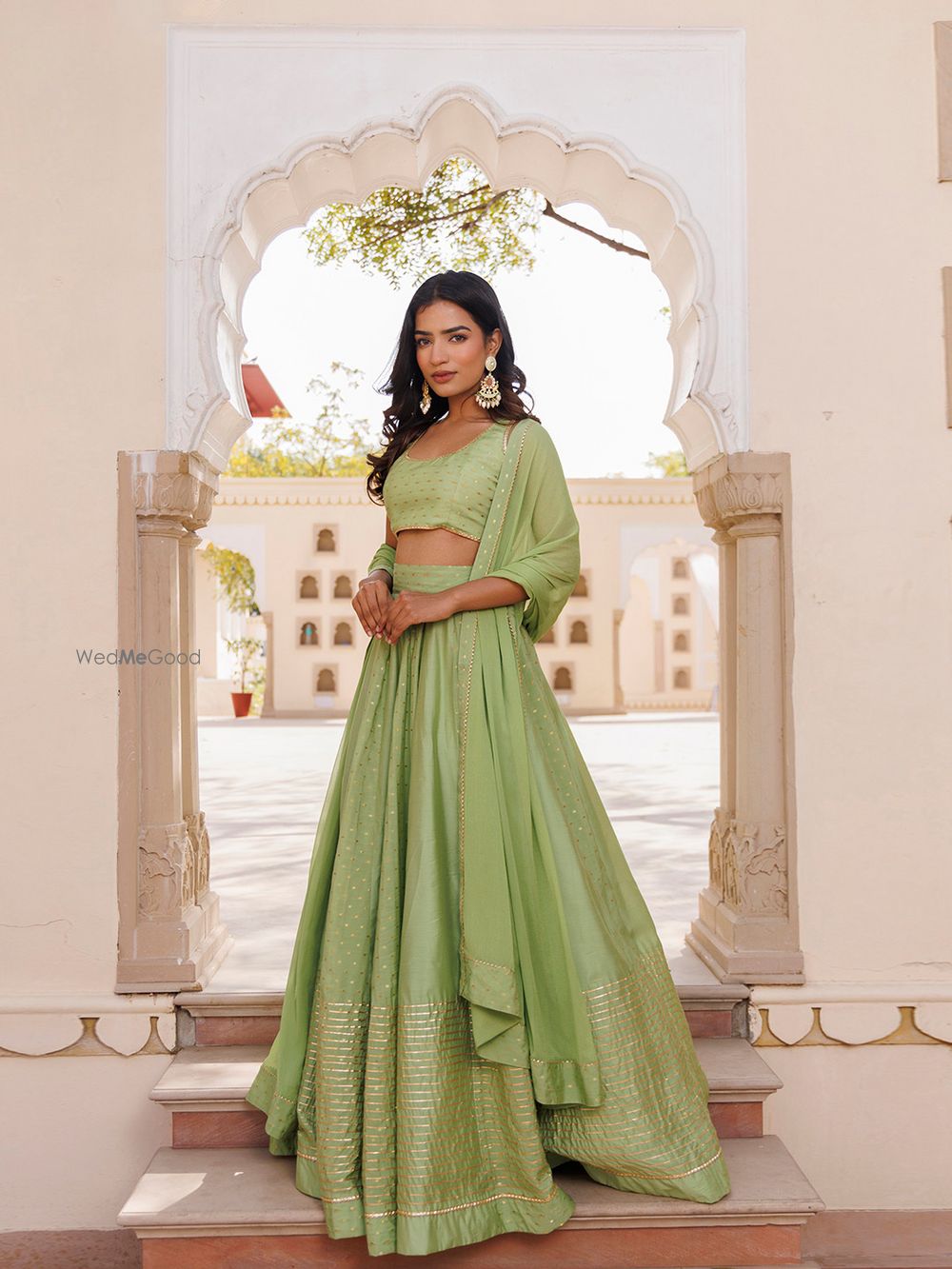 Photo From Arcadian Green Silk Lehenga Set - By Ragavi - Raj Ethnic Apparels