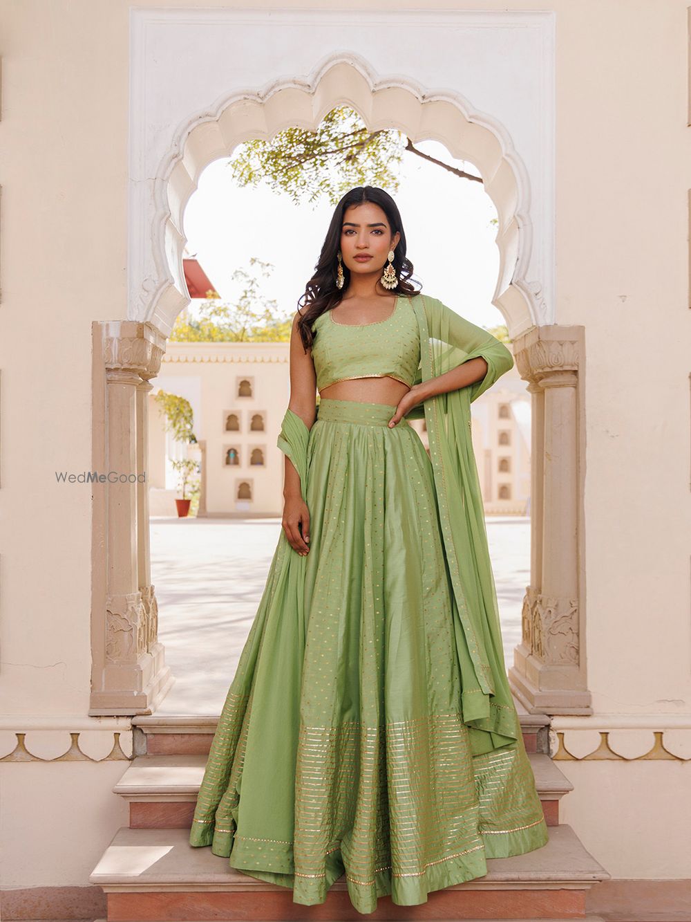 Photo From Arcadian Green Silk Lehenga Set - By Ragavi - Raj Ethnic Apparels