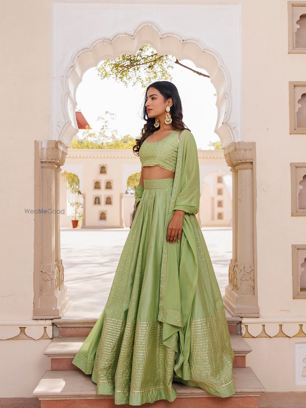 Photo From Arcadian Green Silk Lehenga Set - By Ragavi - Raj Ethnic Apparels