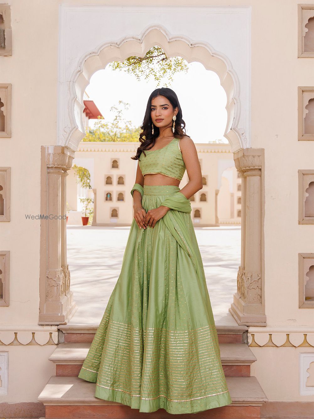 Photo From Arcadian Green Silk Lehenga Set - By Ragavi - Raj Ethnic Apparels