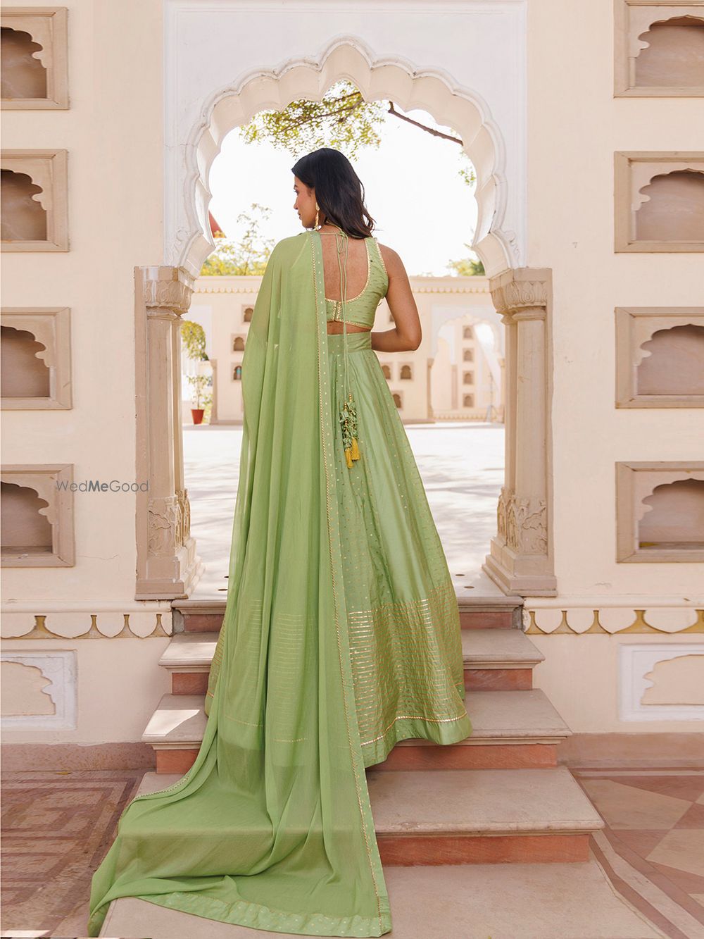 Photo From Arcadian Green Silk Lehenga Set - By Ragavi - Raj Ethnic Apparels