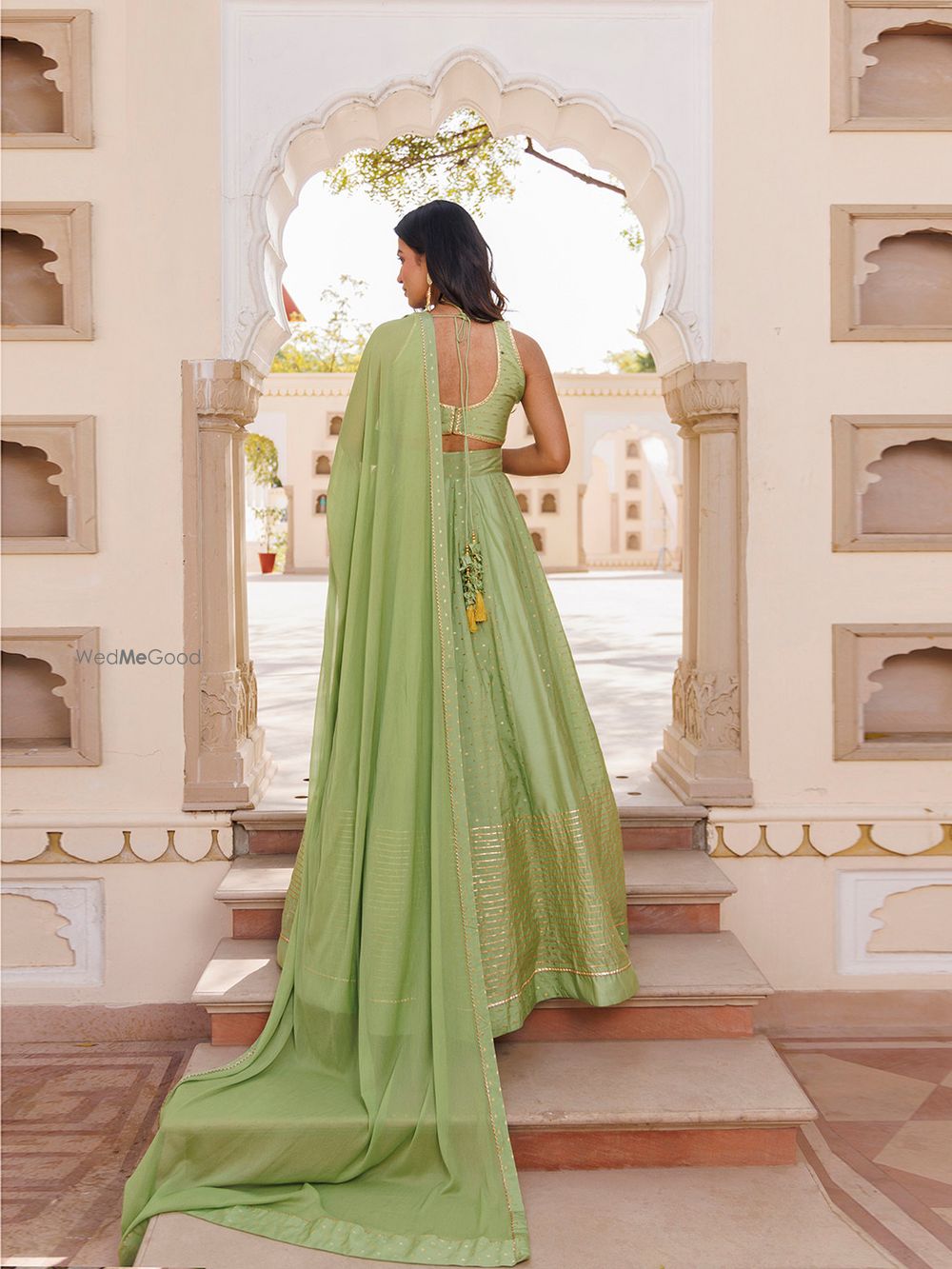 Photo From Arcadian Green Silk Lehenga Set - By Ragavi - Raj Ethnic Apparels