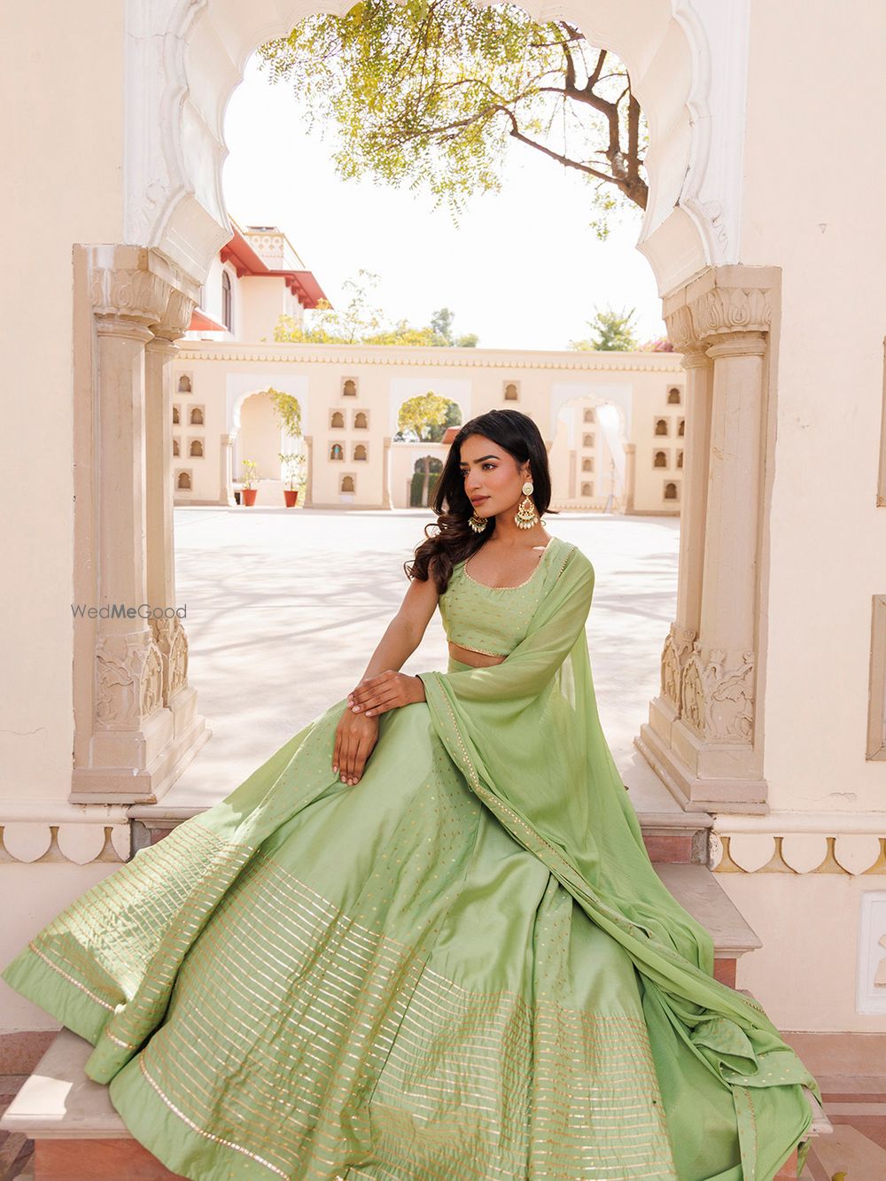 Photo From Arcadian Green Silk Lehenga Set - By Ragavi - Raj Ethnic Apparels