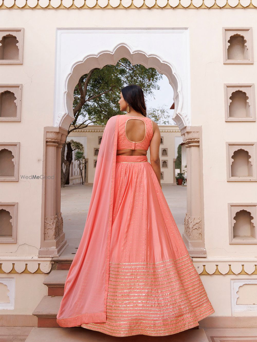 Photo From Burnt Coral Lehenga Set - By Ragavi - Raj Ethnic Apparels