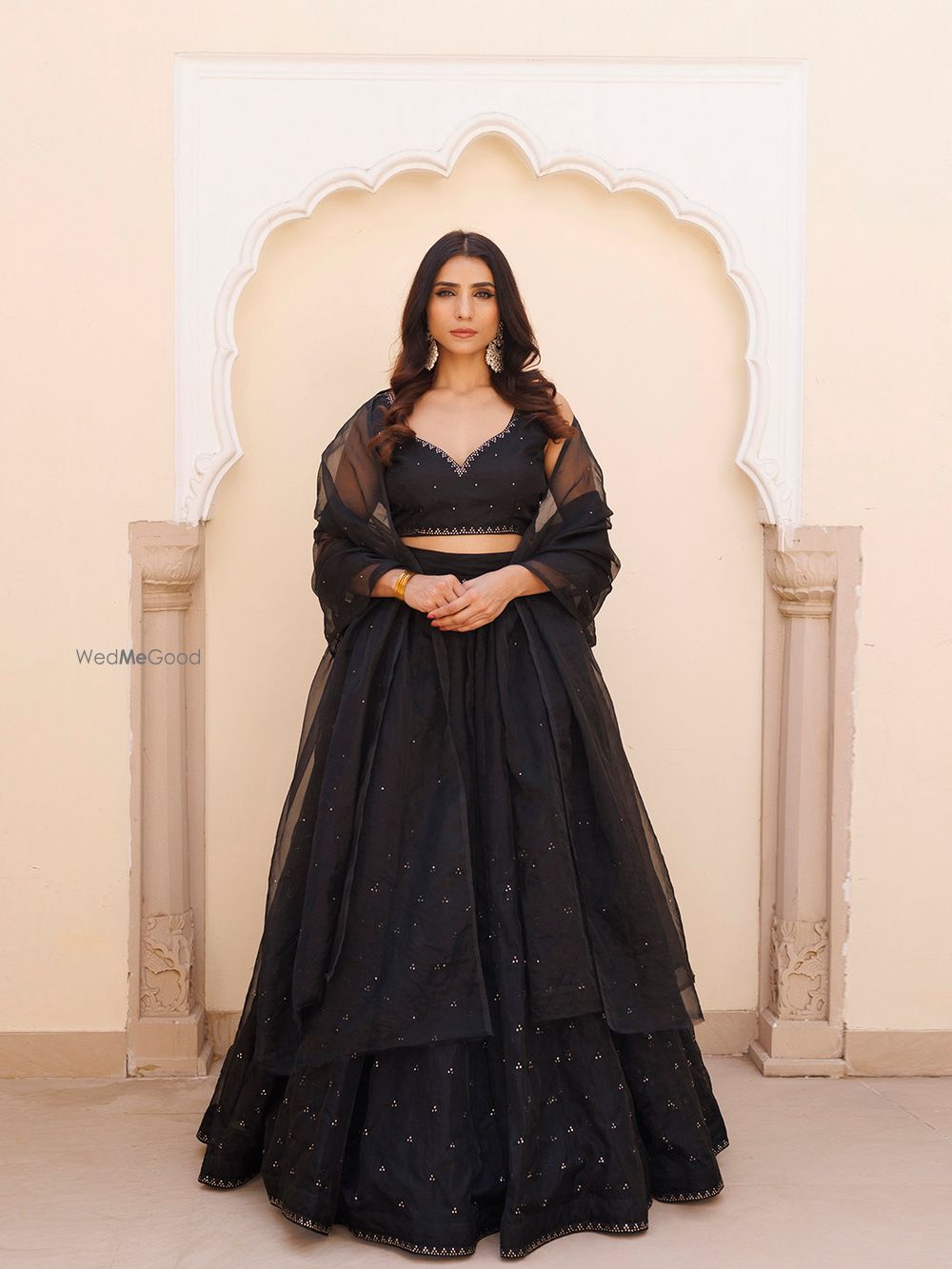 Photo From Diamente Black Organza Lehenga Set - By Ragavi - Raj Ethnic Apparels