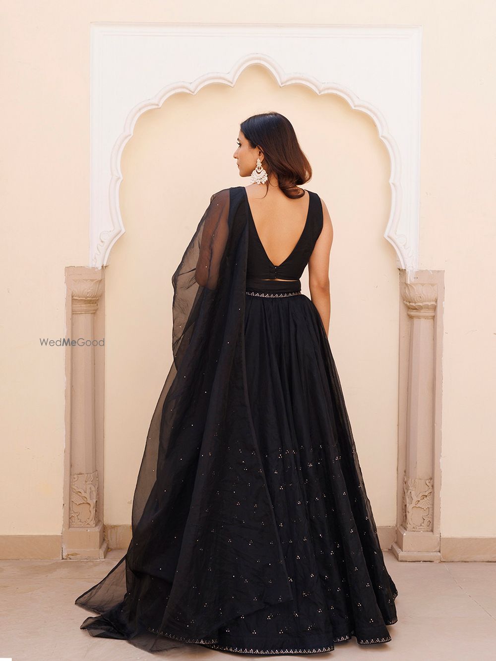 Photo From Diamente Black Organza Lehenga Set - By Ragavi - Raj Ethnic Apparels