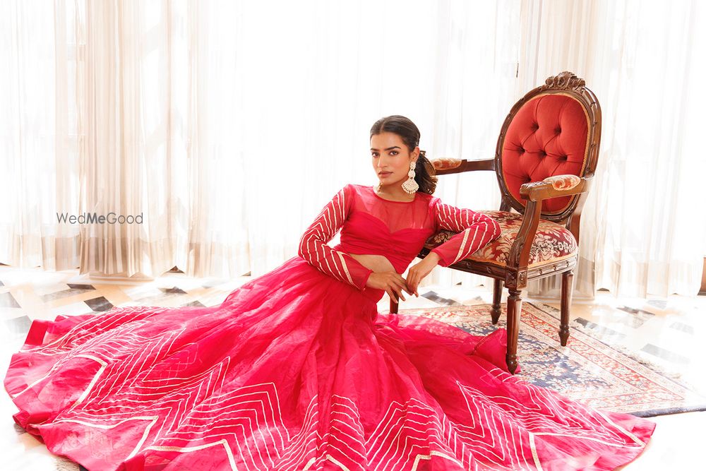 Photo From Dil Sharifa Hot Pink Organza Lehenga Set - By Ragavi - Raj Ethnic Apparels