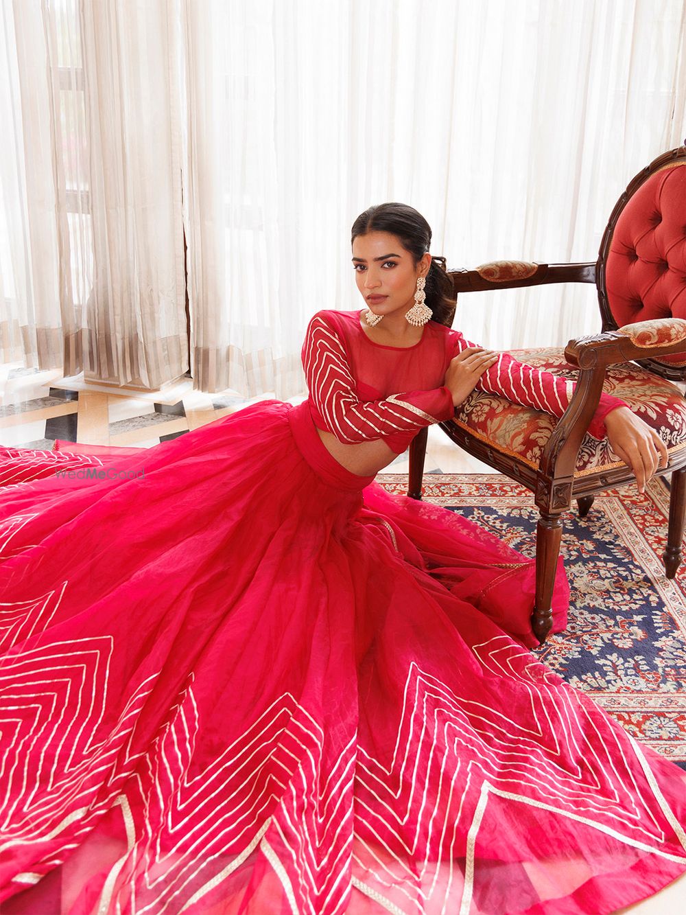 Photo From Dil Sharifa Hot Pink Organza Lehenga Set - By Ragavi - Raj Ethnic Apparels