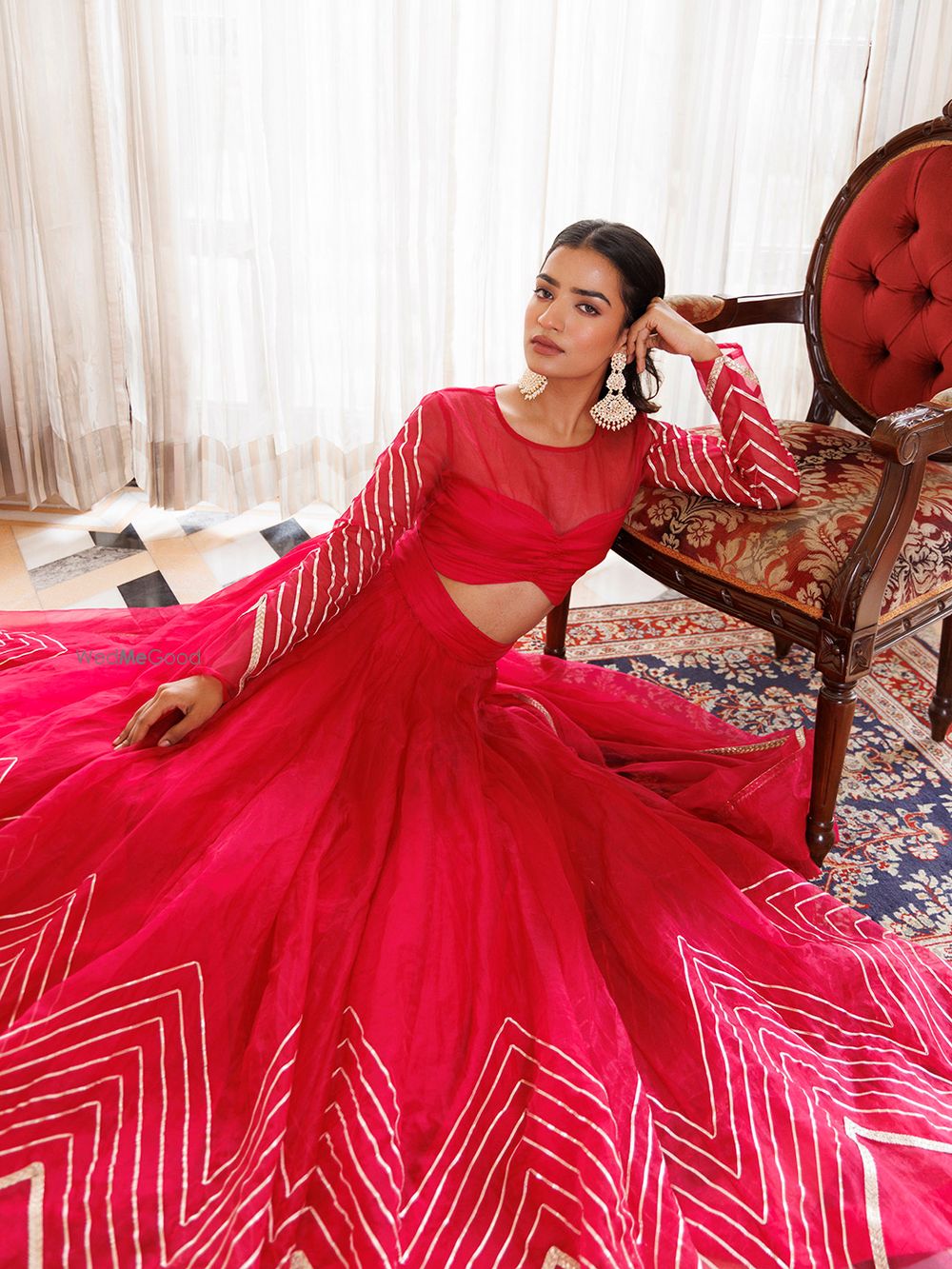 Photo From Dil Sharifa Hot Pink Organza Lehenga Set - By Ragavi - Raj Ethnic Apparels