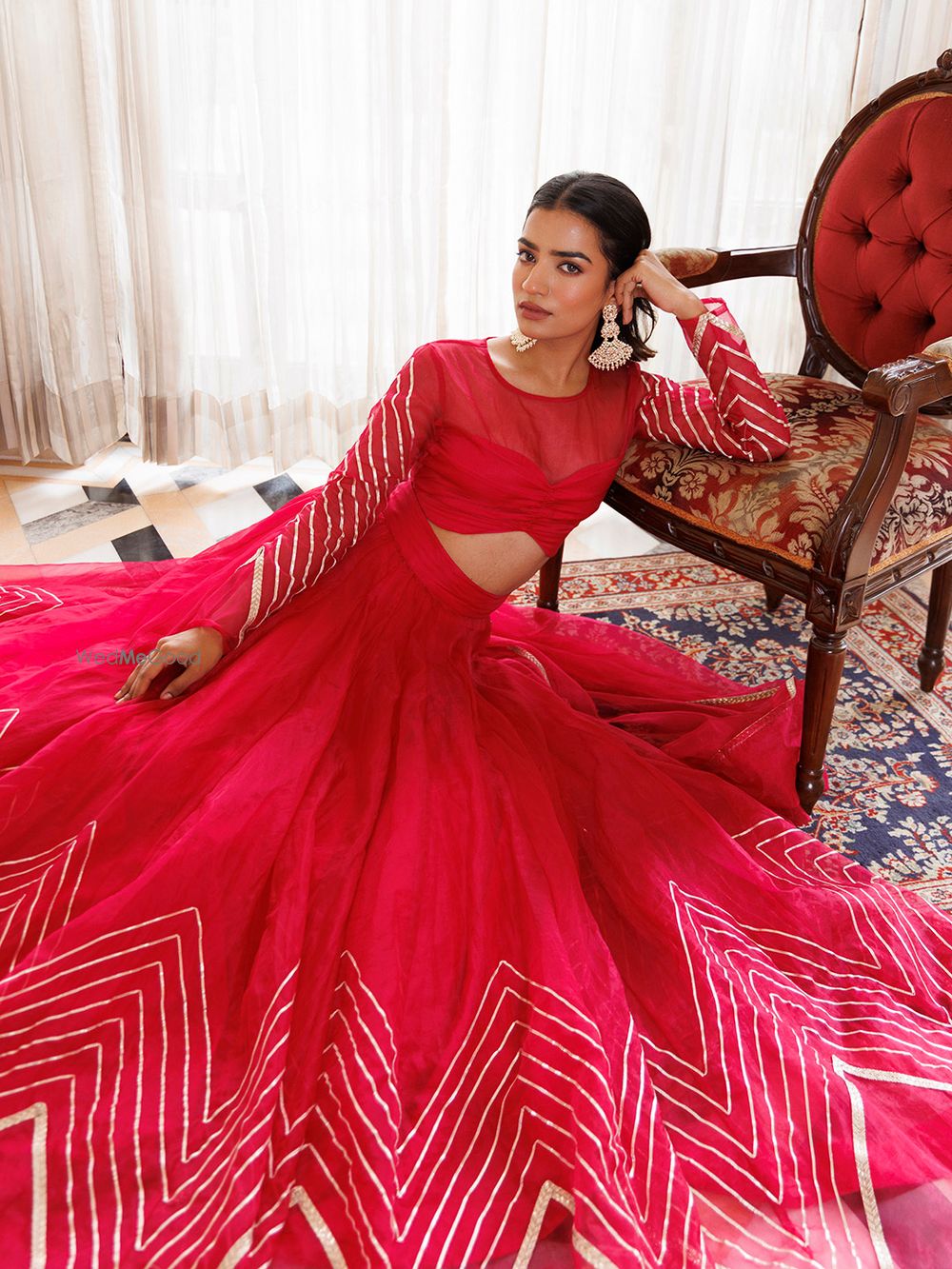 Photo From Dil Sharifa Hot Pink Organza Lehenga Set - By Ragavi - Raj Ethnic Apparels