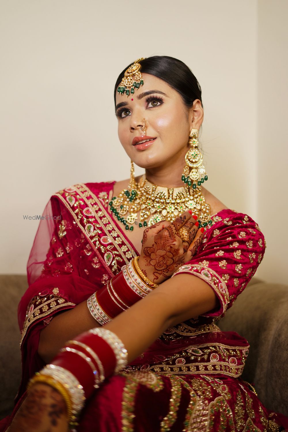 Photo From DEWY BRIDAL GLAM FOR MARWAR BRIDE - By Kapila Gupta Makeup