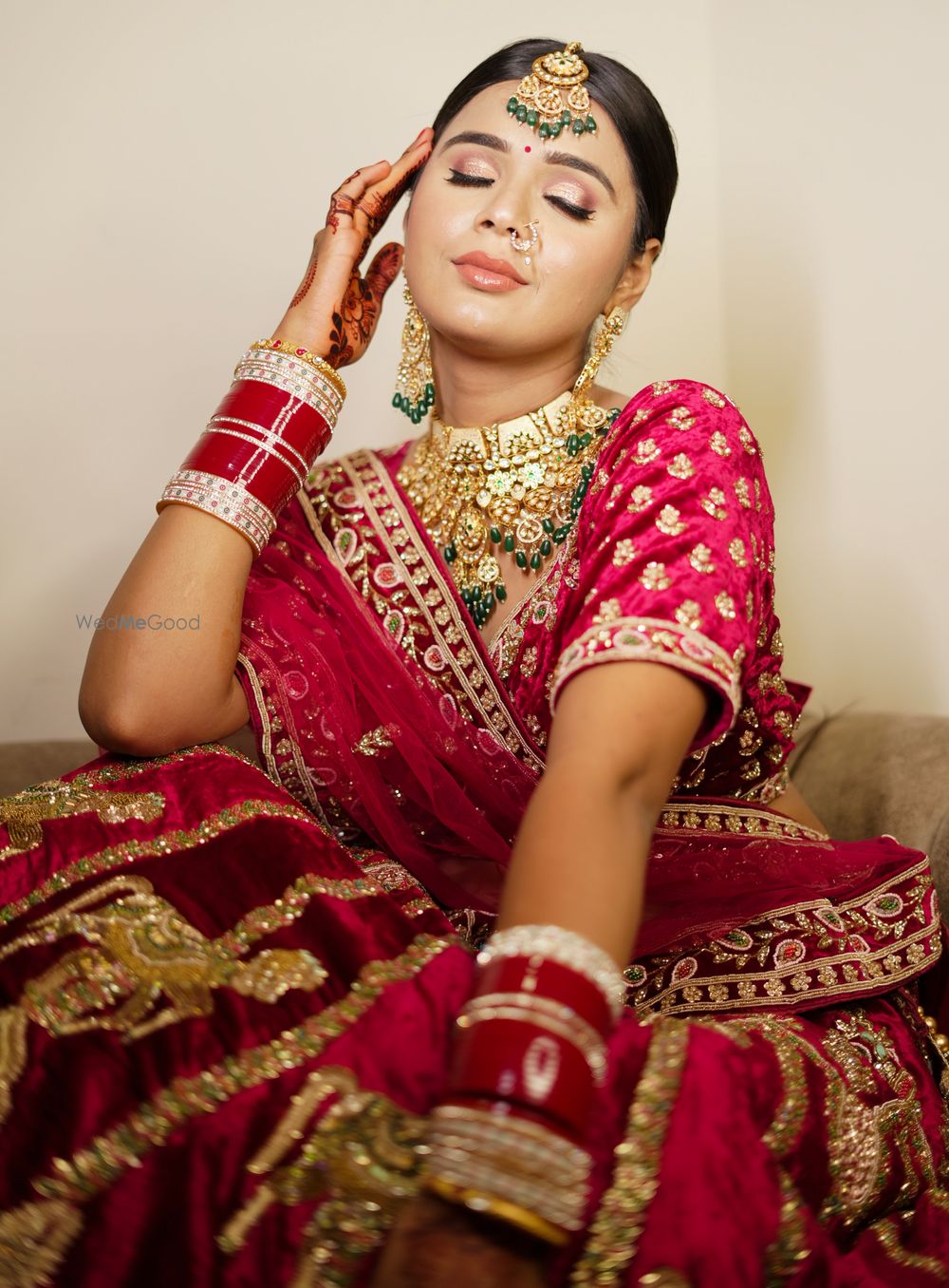 Photo From DEWY BRIDAL GLAM FOR MARWAR BRIDE - By Kapila Gupta Makeup