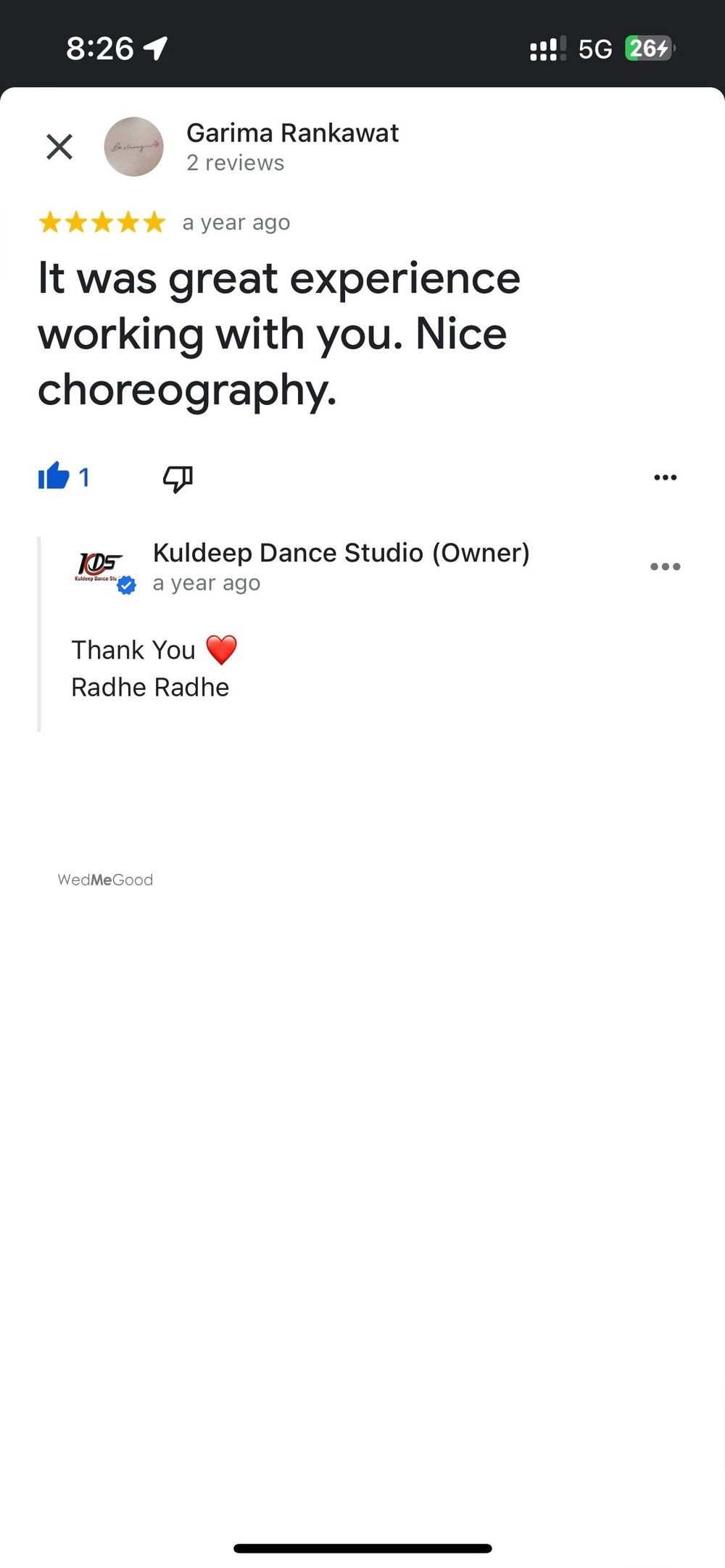 Photo From Google Maps Review - By Kuldeep Dance Studio 