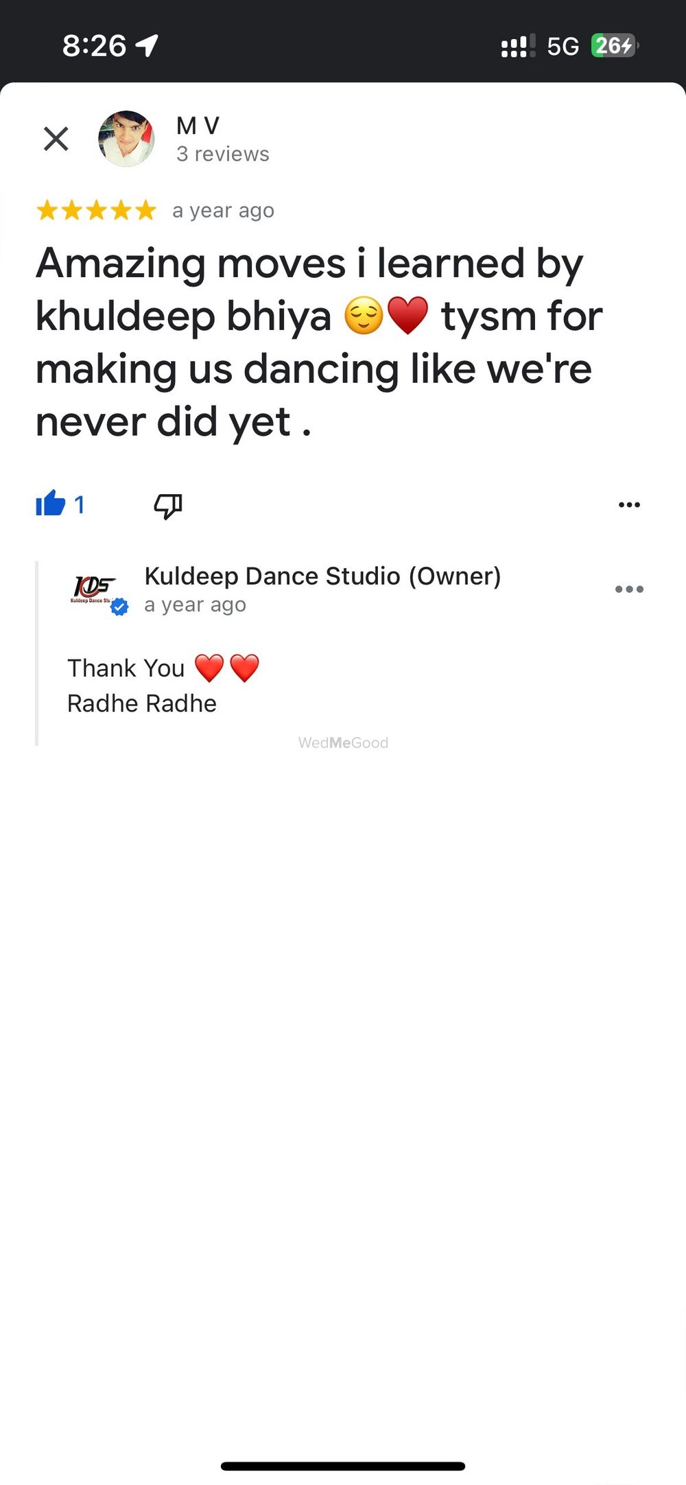 Photo From Google Maps Review - By Kuldeep Dance Studio 