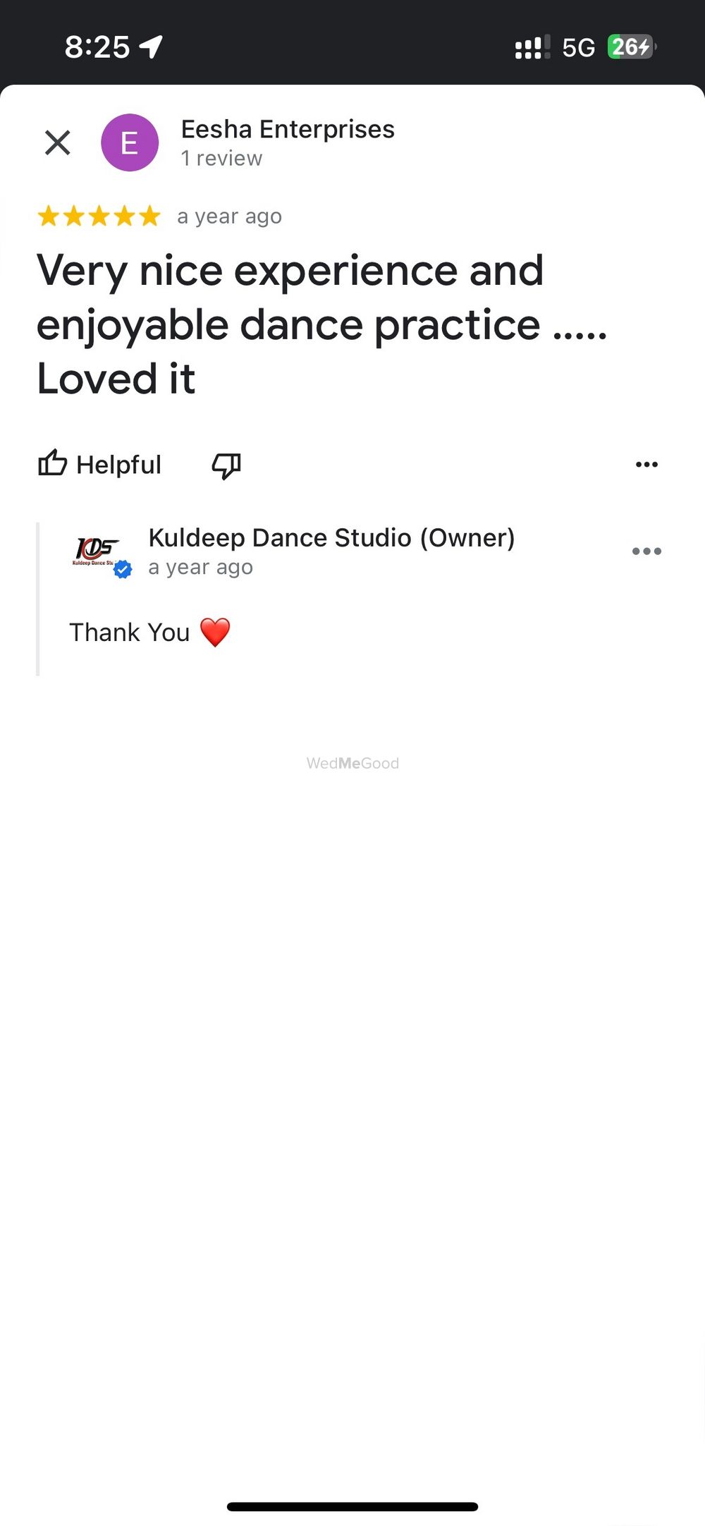 Photo From Google Maps Review - By Kuldeep Dance Studio 