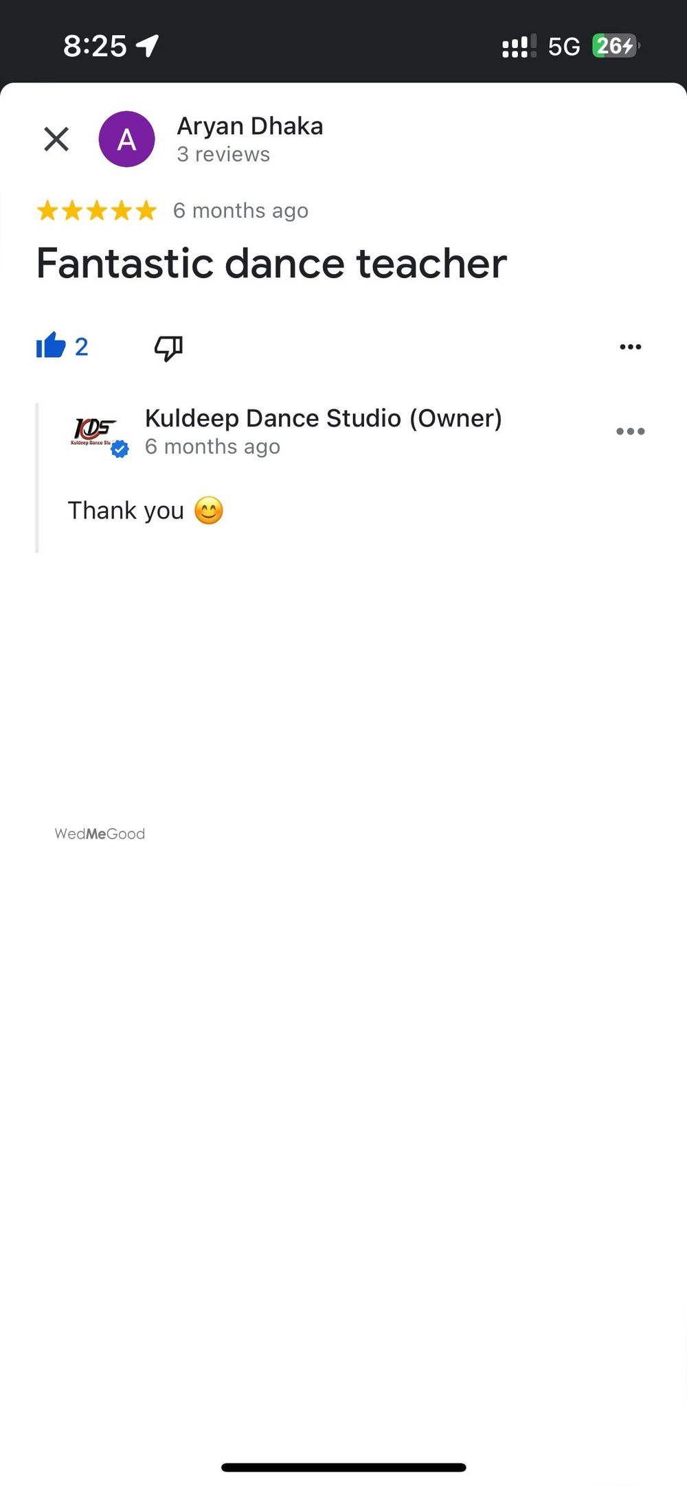 Photo From Google Maps Review - By Kuldeep Dance Studio 