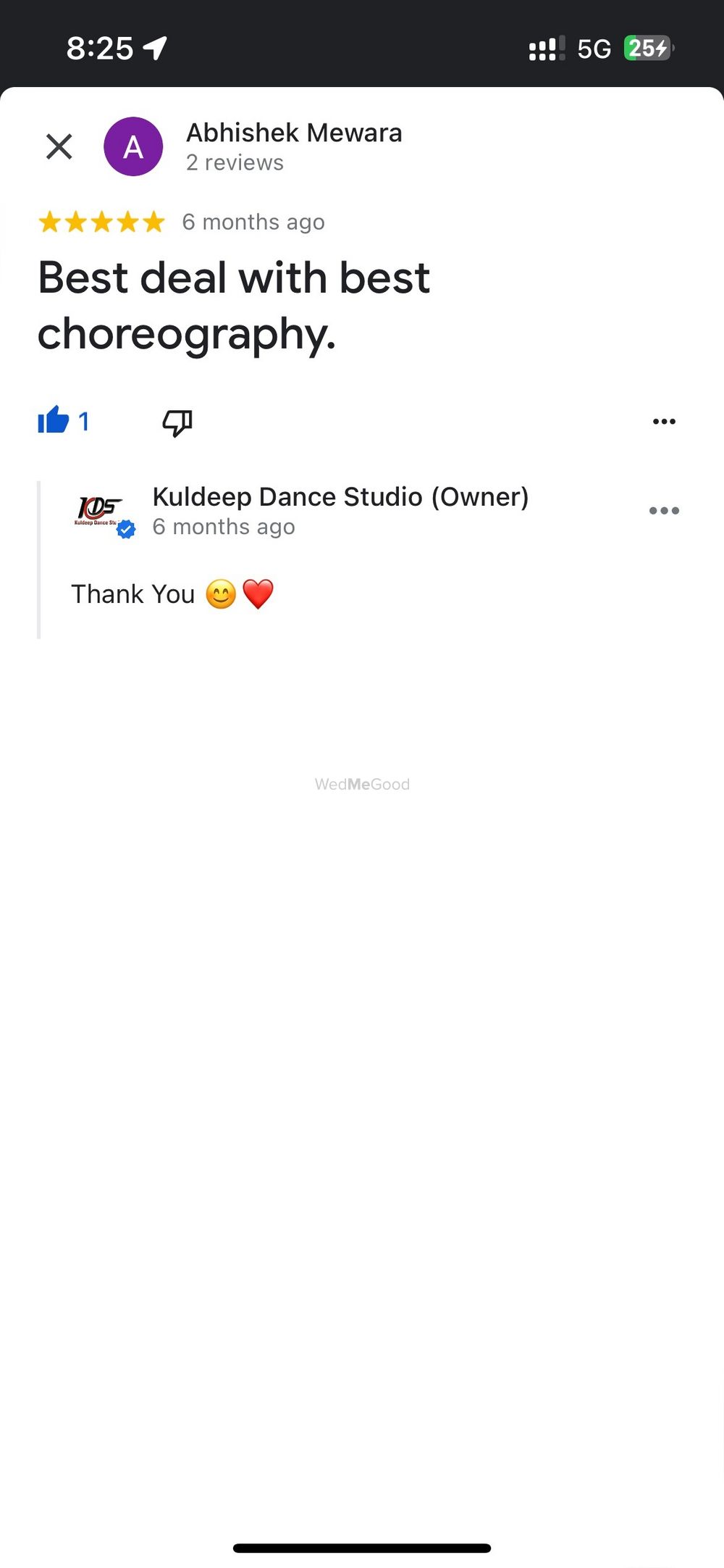 Photo From Google Maps Review - By Kuldeep Dance Studio 