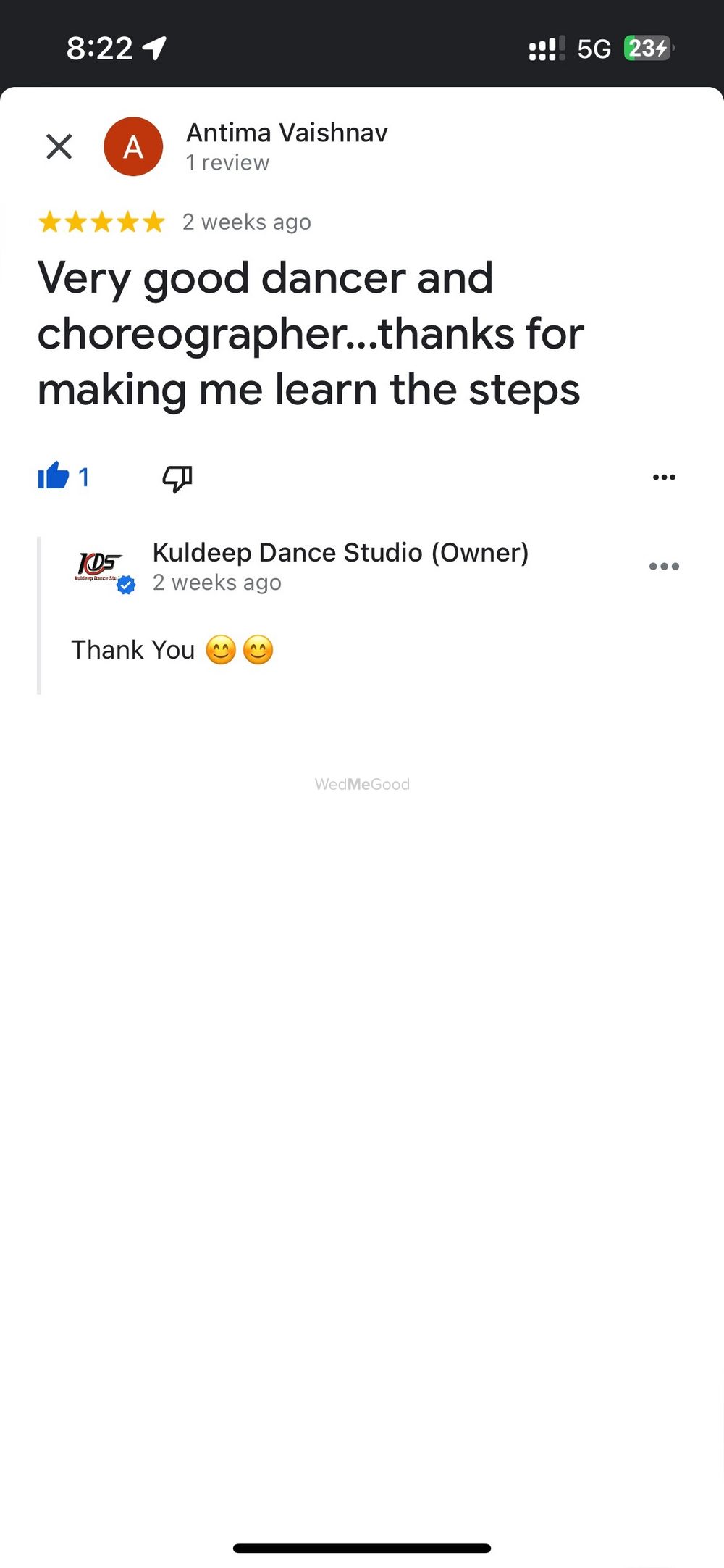 Photo From Google Maps Review - By Kuldeep Dance Studio 