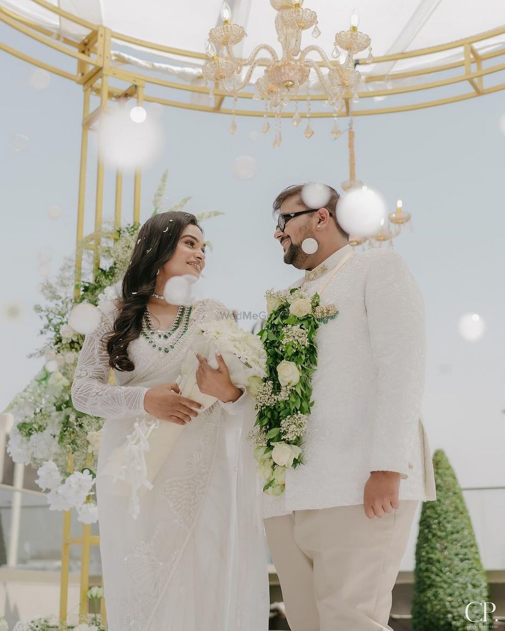 Photo From saloni x ankit ( white garden theme decor  engagement) - By Banna Baisa Wedding Planner