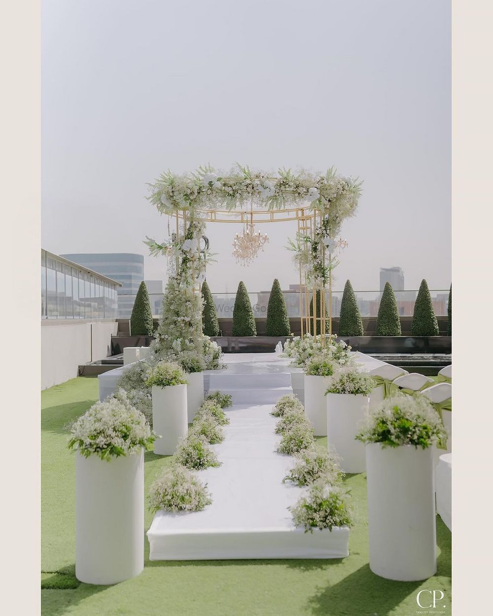 Photo From saloni x ankit ( white garden theme decor  engagement) - By Banna Baisa Wedding Planner