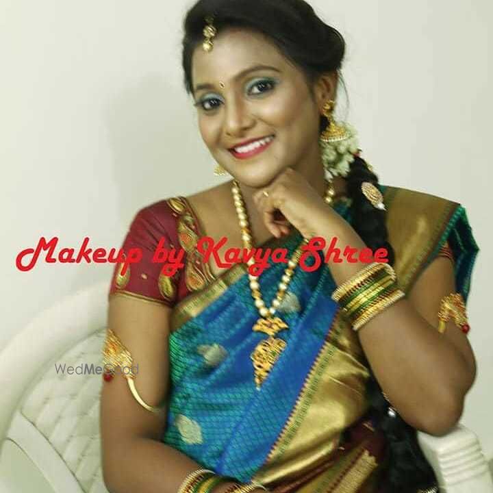 Photo From Harshita's muhurtham look - By Makeup by Kavya Shree