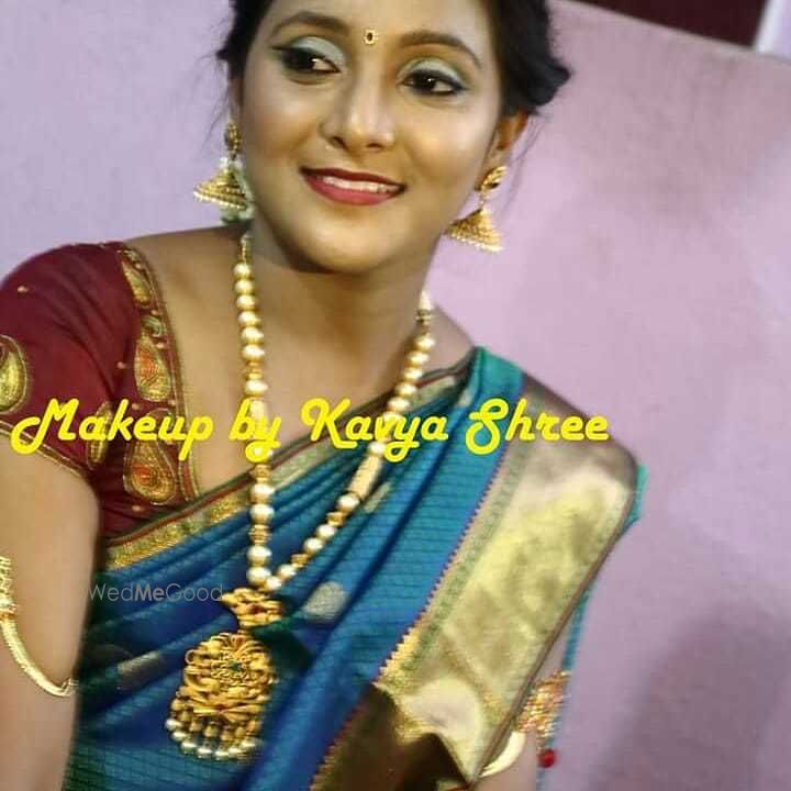 Photo From Harshita's muhurtham look - By Makeup by Kavya Shree