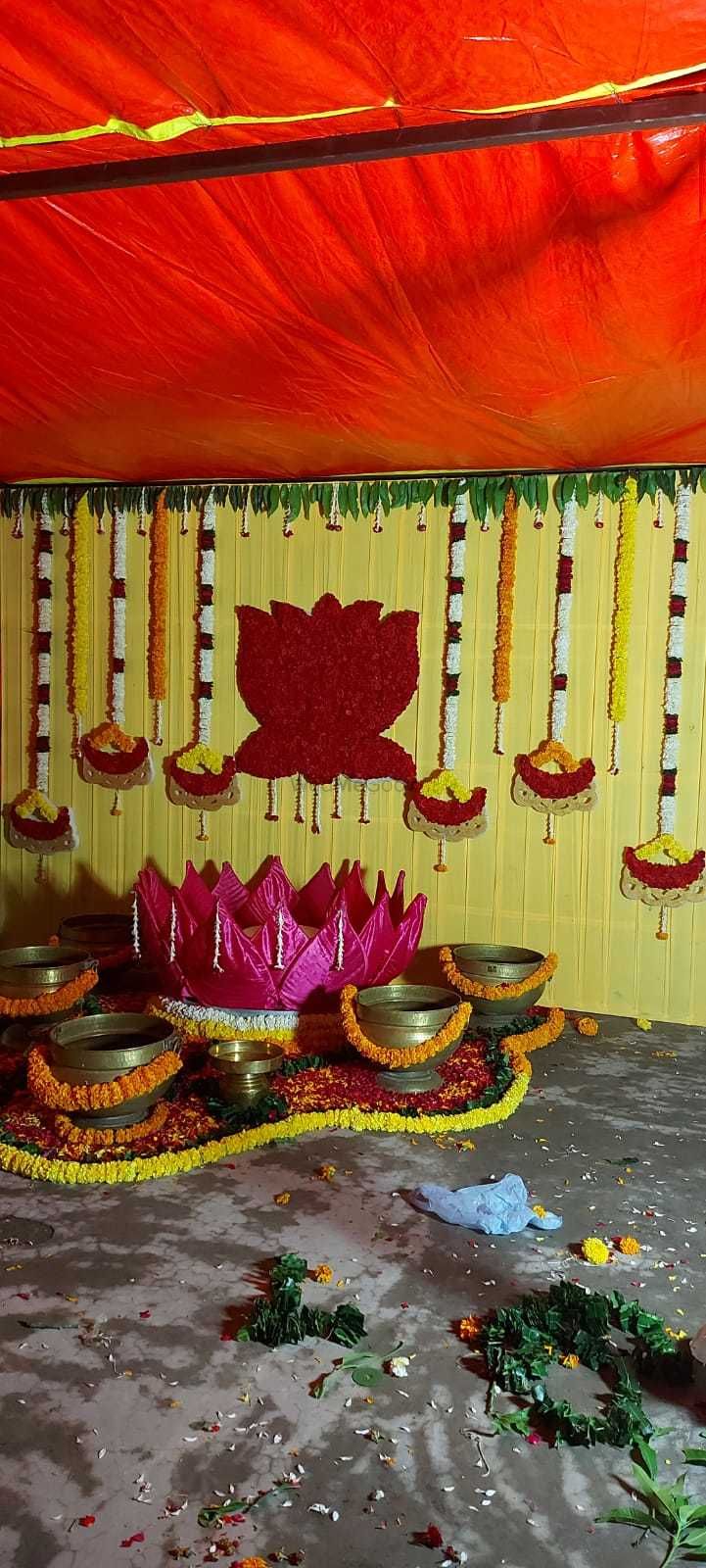 Photo From haldi ceremony - By Lotus Events Planner Flowers Decoration