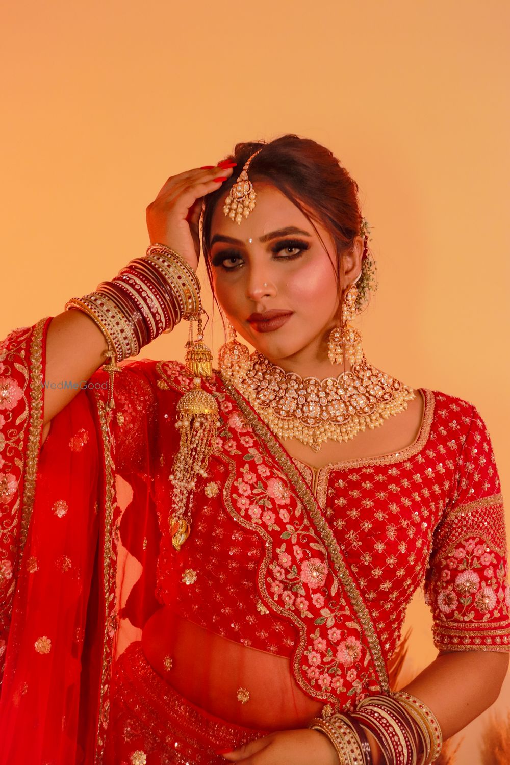 Photo From traditional phera bride in red (delhi style) - By Suniti Makeup