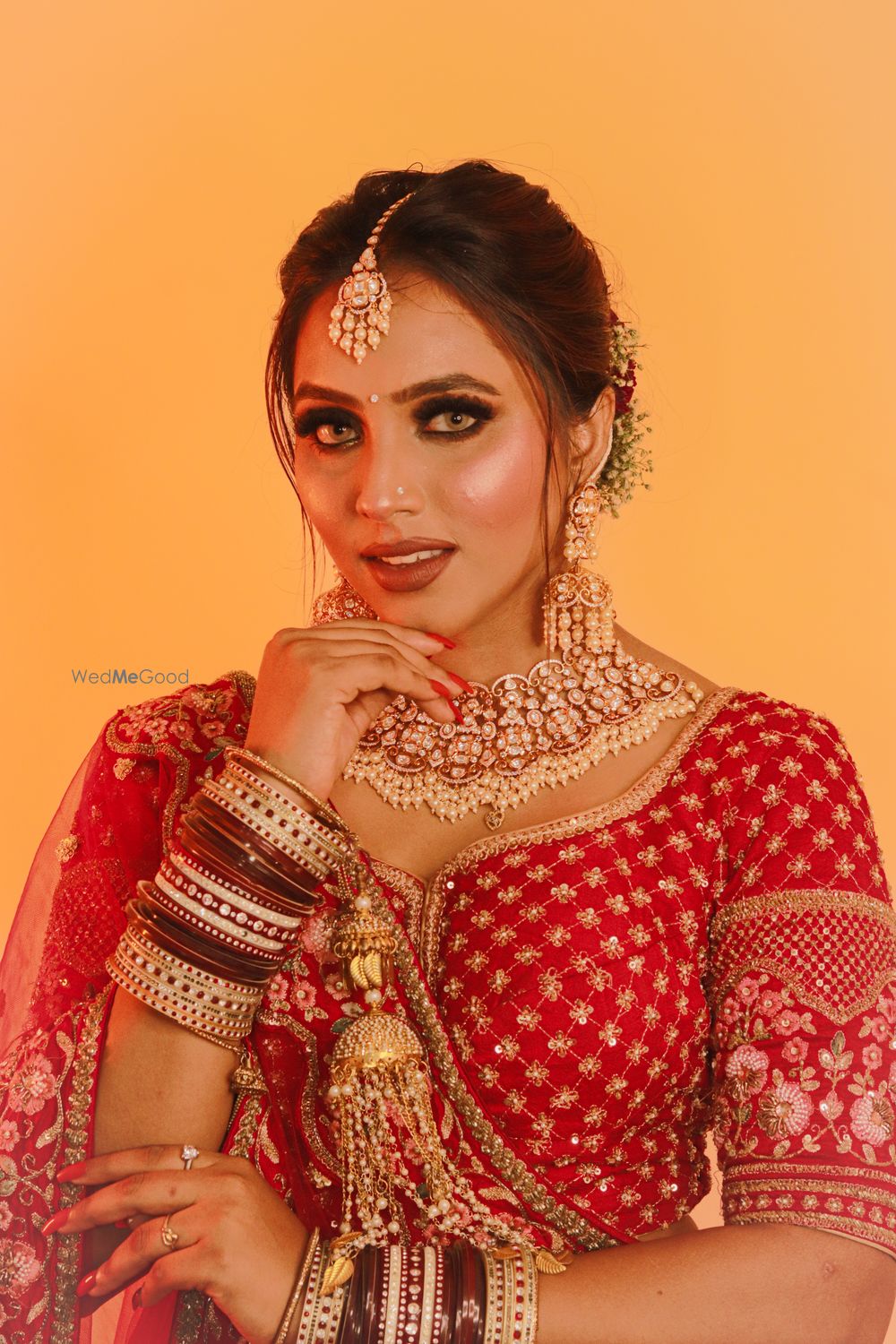 Photo From traditional phera bride in red (delhi style) - By Suniti Makeup