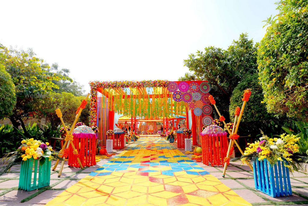 Photo From Flowery Haldi - By Wedding Diaries by FNC