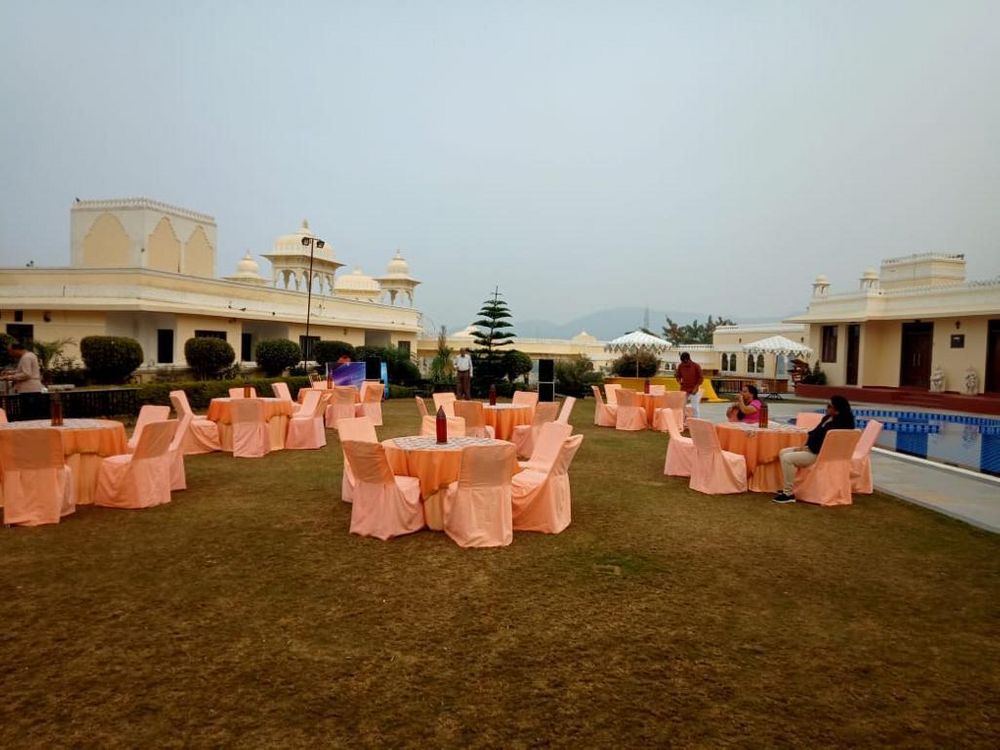 Photo From "Enchanting Floral Splendor: Labhgarh Palace Udaipur Destination Wedding by Noon Moon Events - By Noon Moon Events