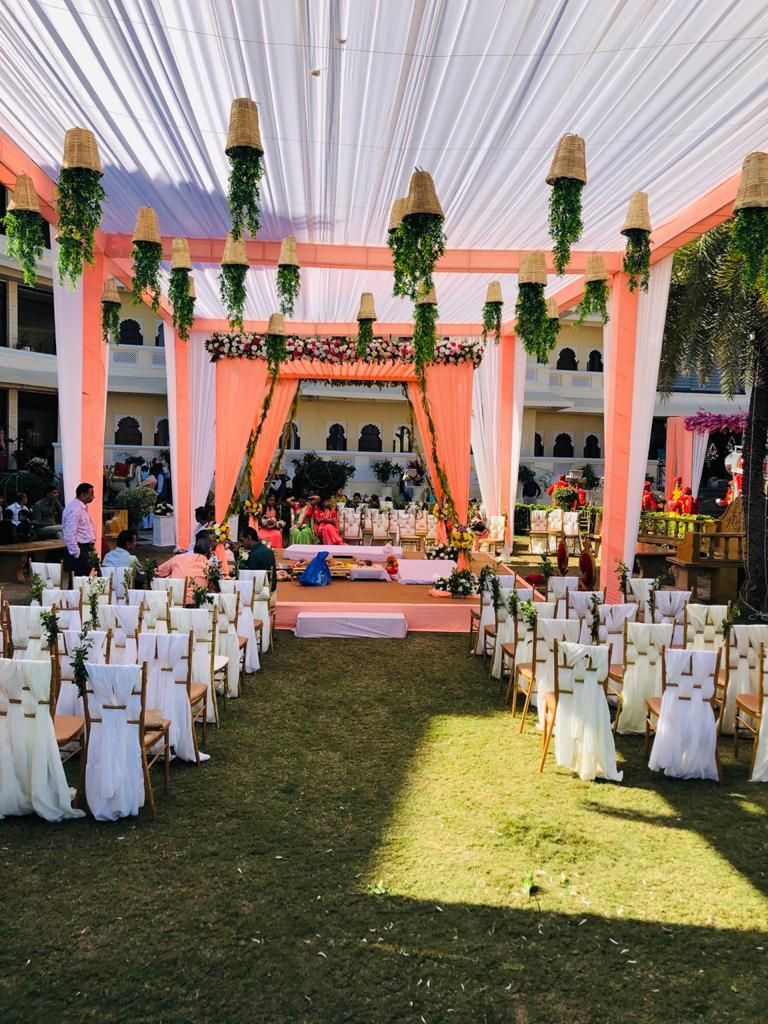 Photo From "Enchanting Floral Splendor: Labhgarh Palace Udaipur Destination Wedding by Noon Moon Events - By Noon Moon Events