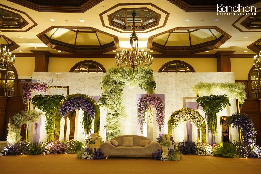 Photo From Arpan & Priya’s grand wedding reception decor at Taj Bengal  - By Bandhan