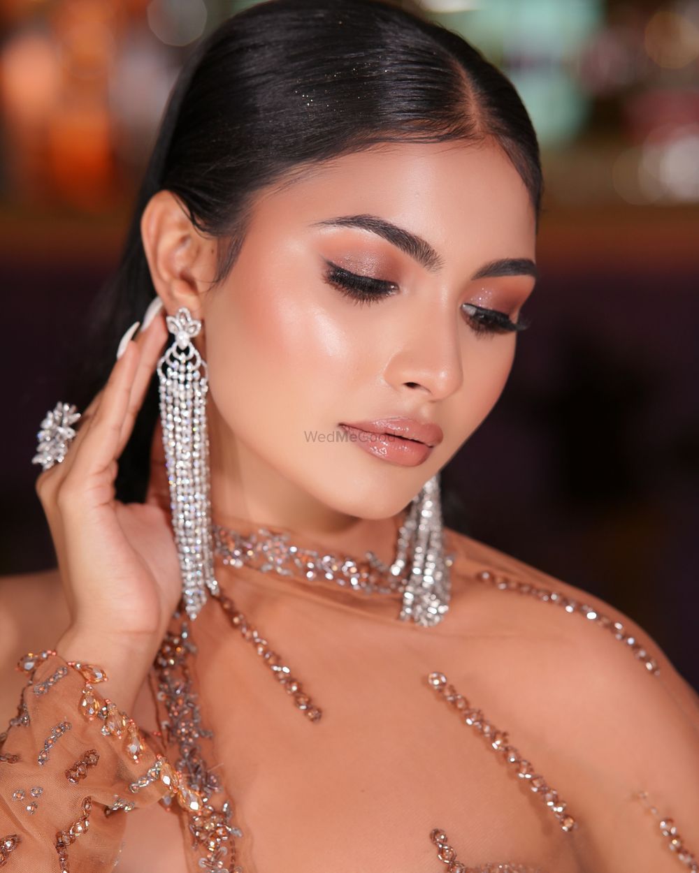 Photo From Bronzed Glam Cocktail look - By Aastha Makeup Artist