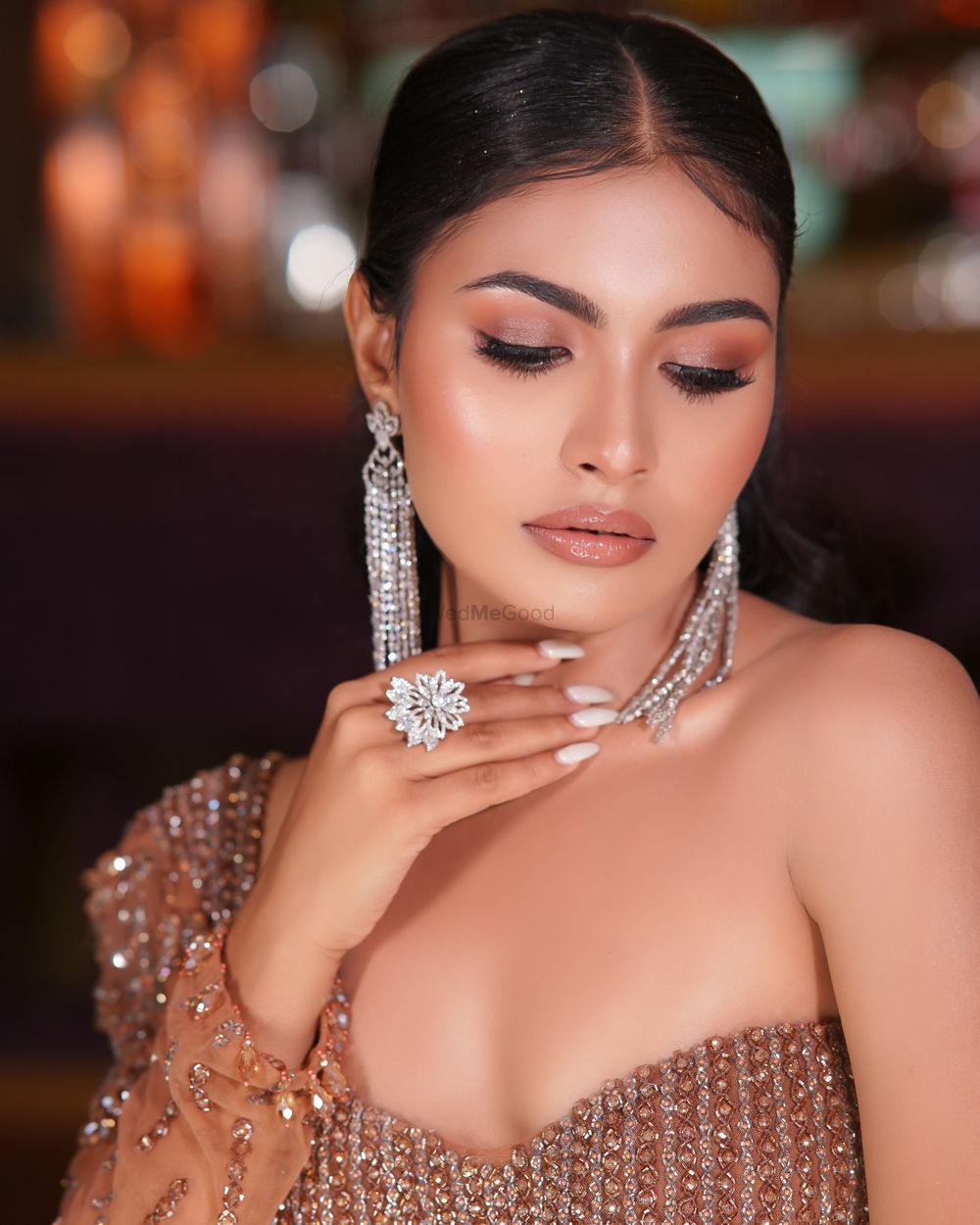 Photo From Bronzed Glam Cocktail look - By Aastha Makeup Artist