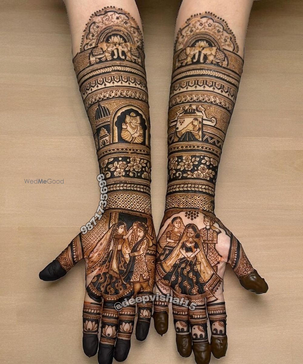 Photo From bride mehandi - By Vishal Mehandi Art