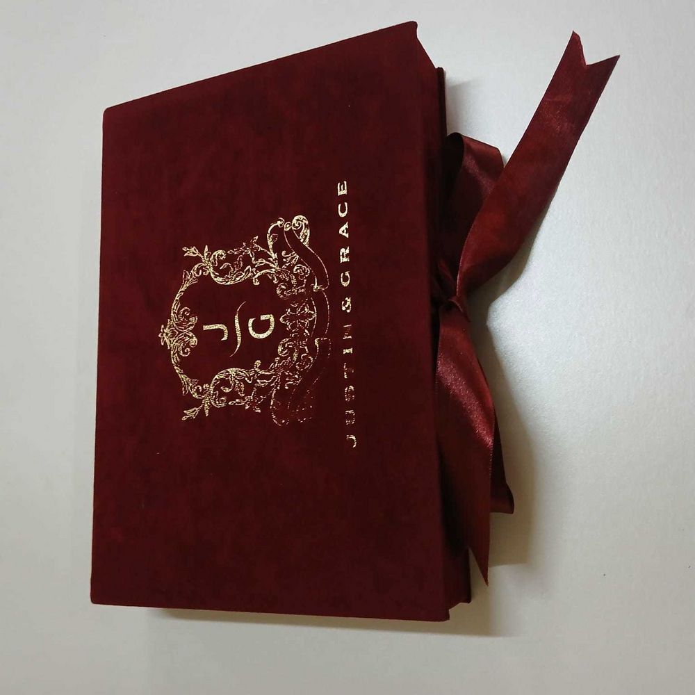 Photo From Velvet Invitation Box - By Luxury Wedding Invite & Packaging