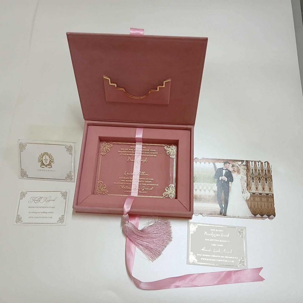 Photo From Velvet Invitation Box - By Luxury Wedding Invite & Packaging