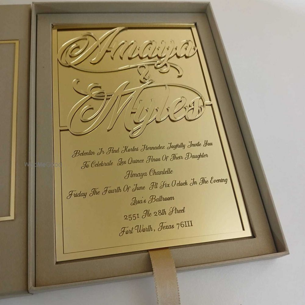 Photo From Acrylic Invitation box - By Luxury Wedding Invite & Packaging